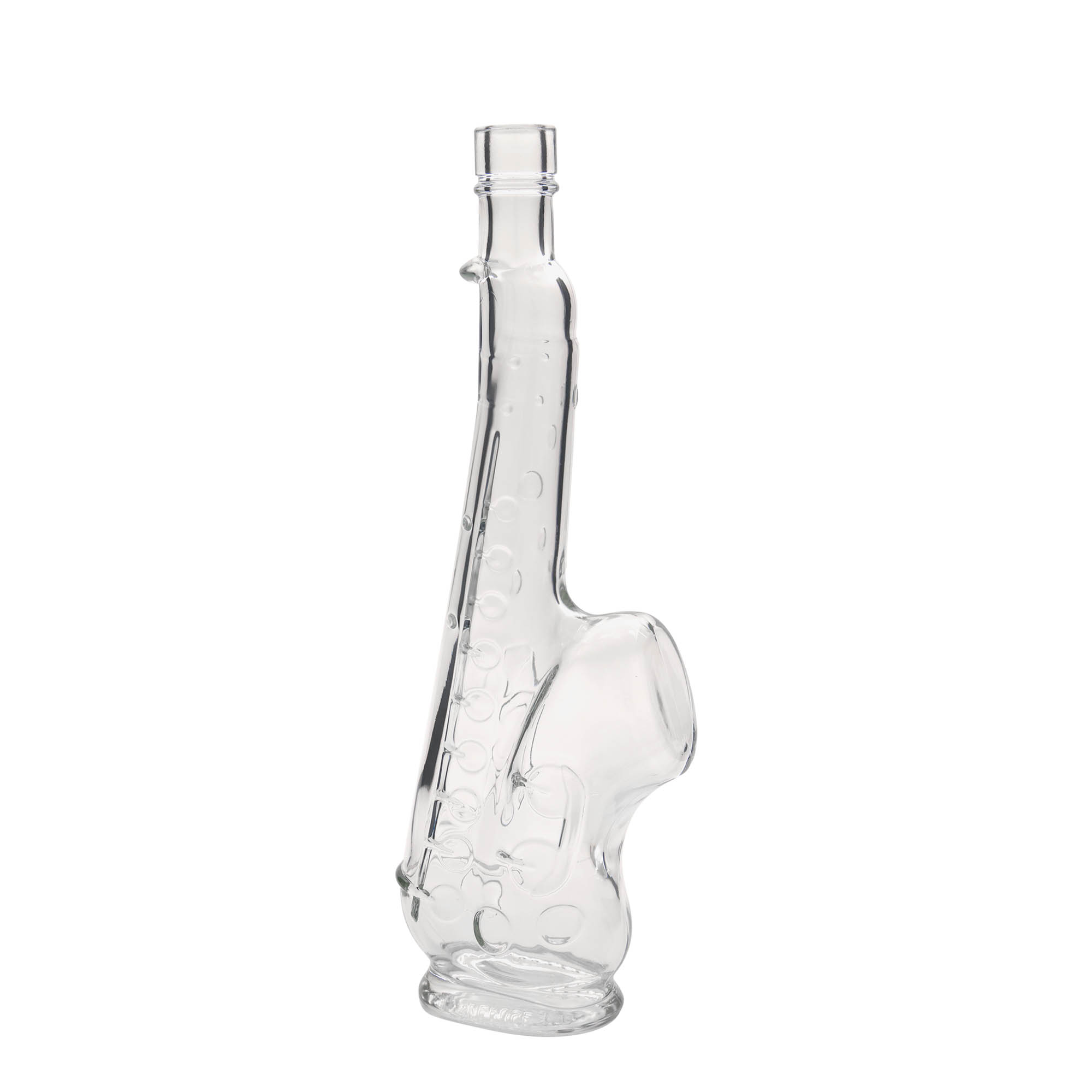 500 ml üvegpalack 'Szaxofon', nyílás: parafa 500 ml üvegpalack 'Szaxofon', nyílás: parafa