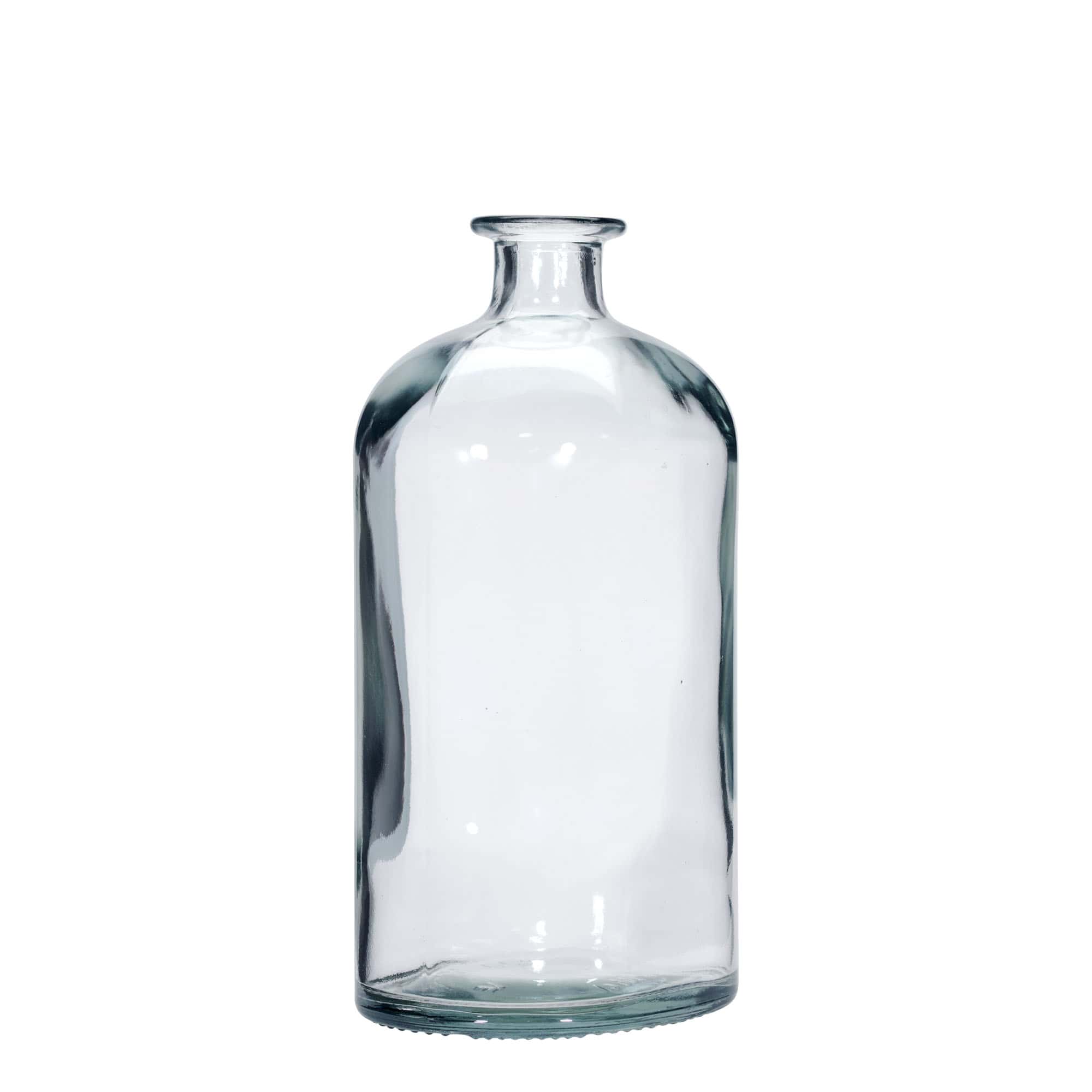 1.000 ml üvegpalack 'Dundee', ovális, nyílás: parafa