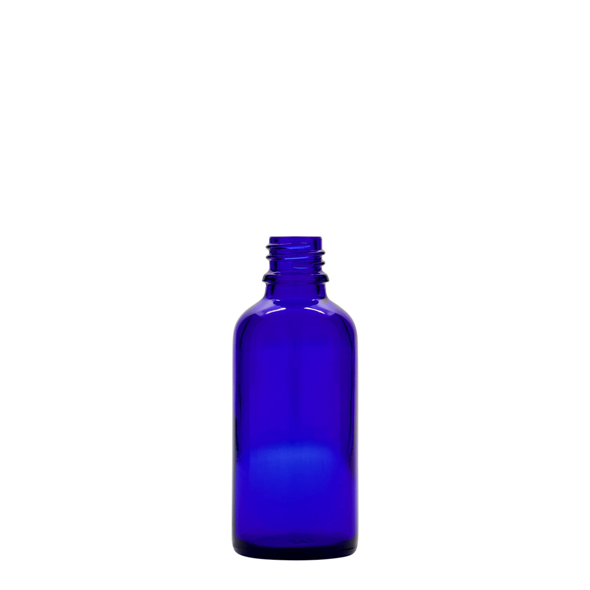 50 ml orvosi permetező üveg, királykék, nyílás: DIN 18