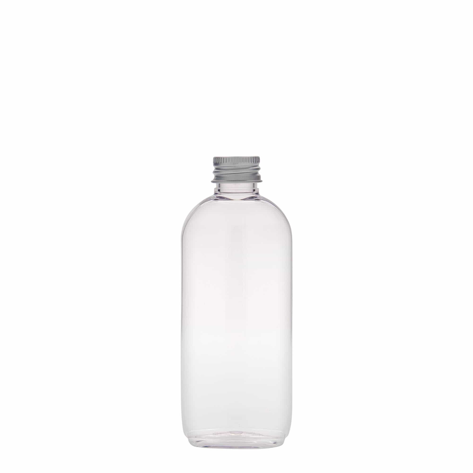 100 ml PET-palack 'Iris', ovális, műanyag, nyakméret: 20/410