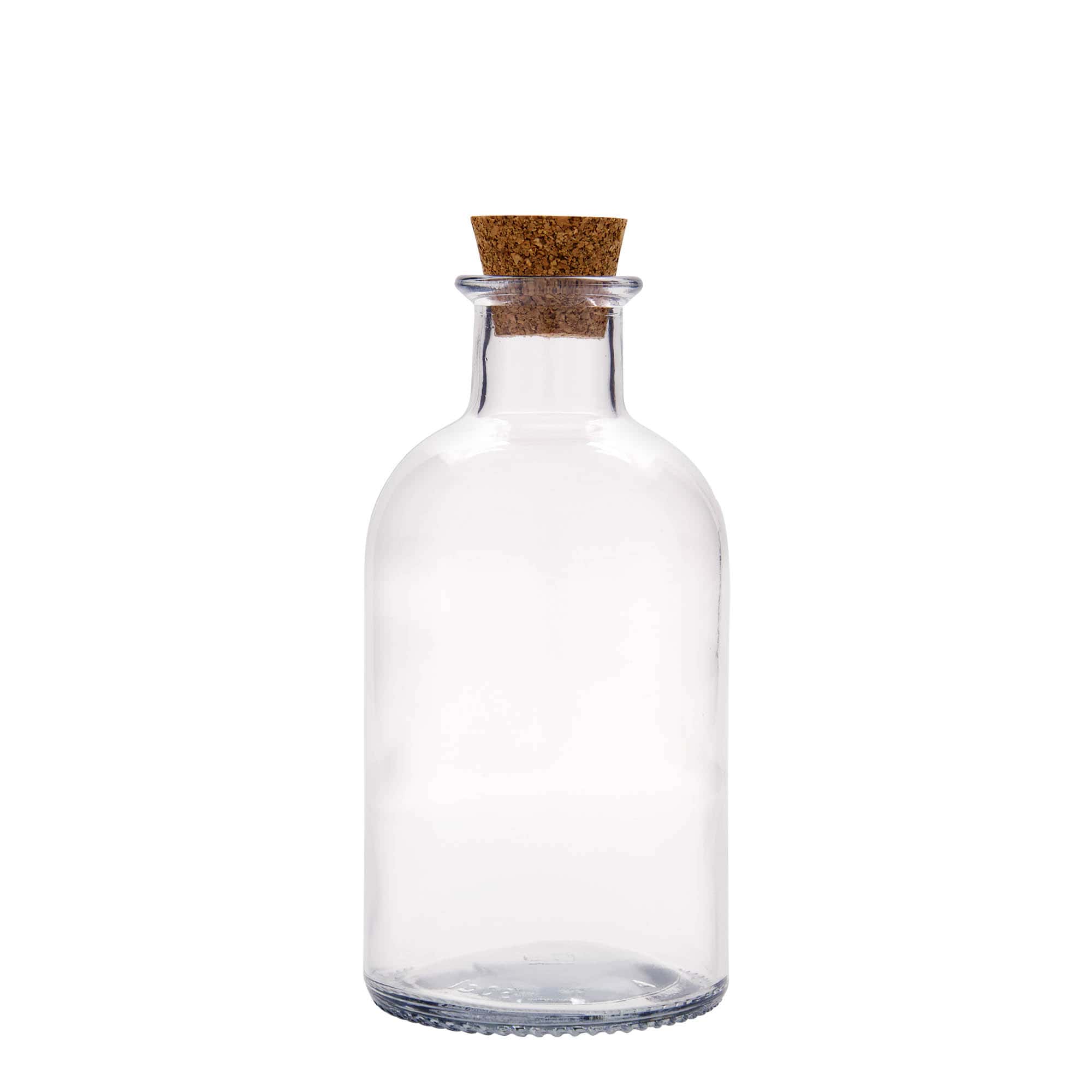 500 ml üvegpalack patikárius 'Italia', nyak: parafa
