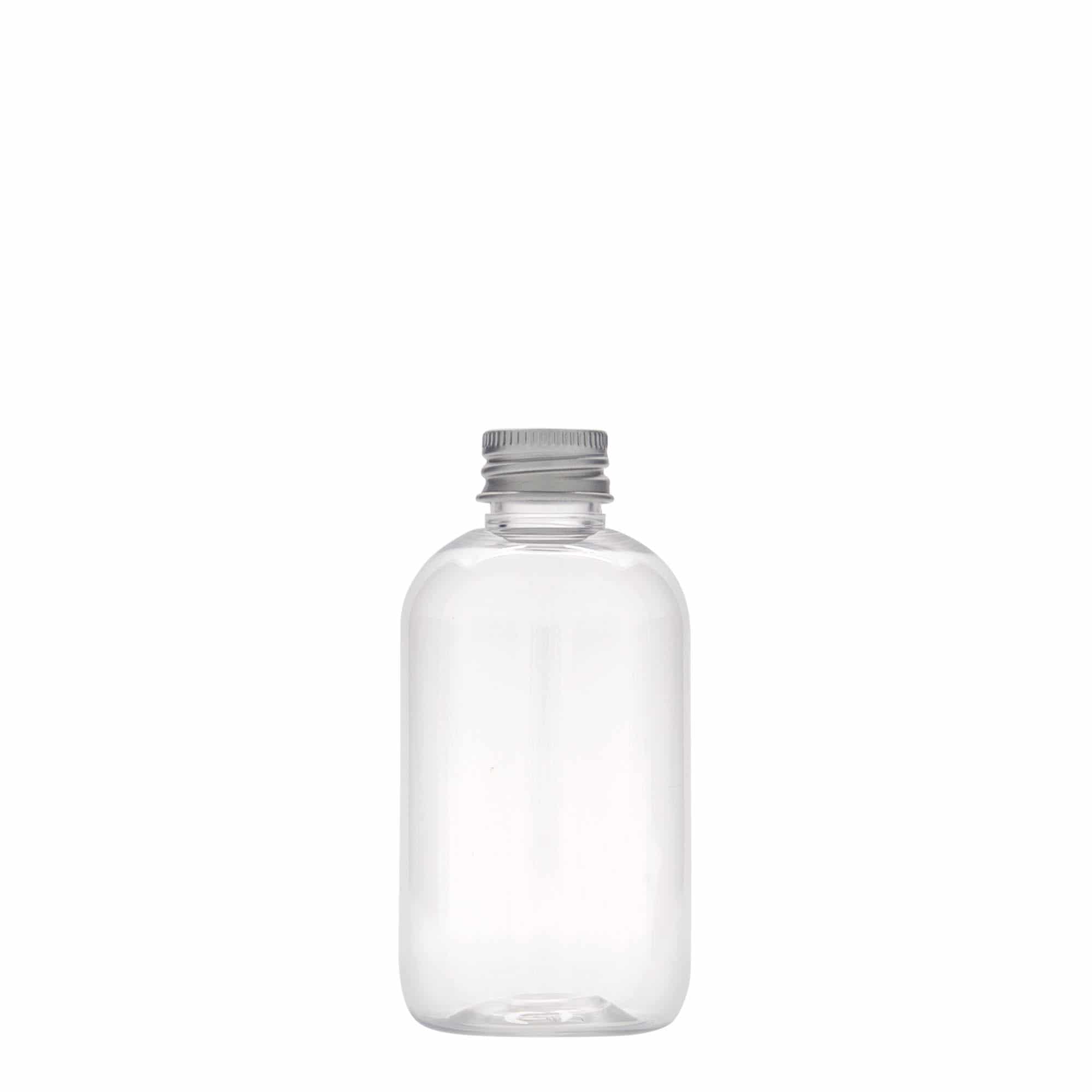 100 ml-es PET-palack 'Boston', műanyag, szájnyílás: GPI 20/410