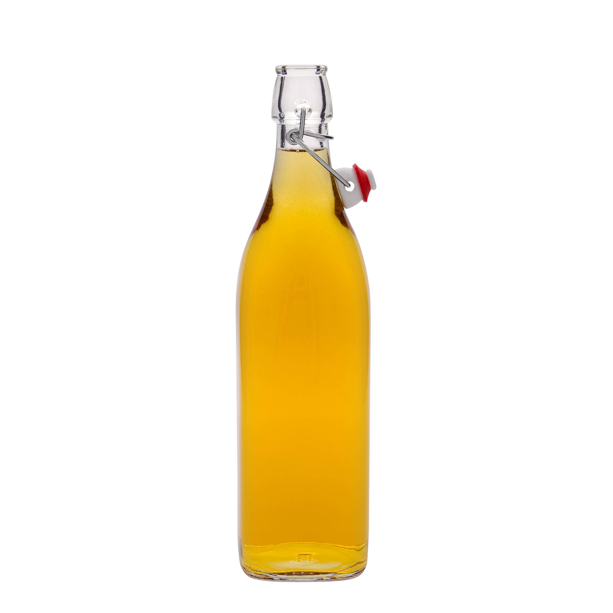1.000 ml üvegpalack 'Swing, négyzet alakú, nyílás: patentzár'