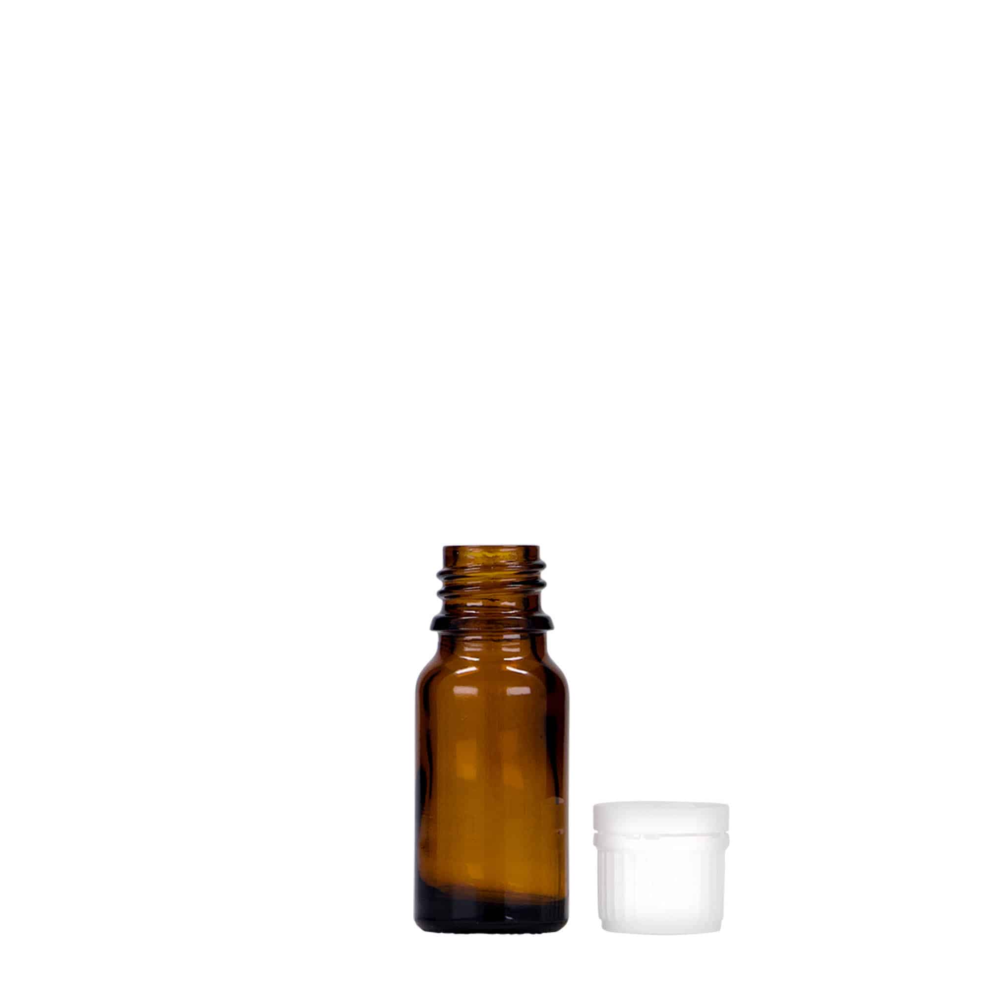 10 ml orvosi üveg, barna, nyílás: DIN 18