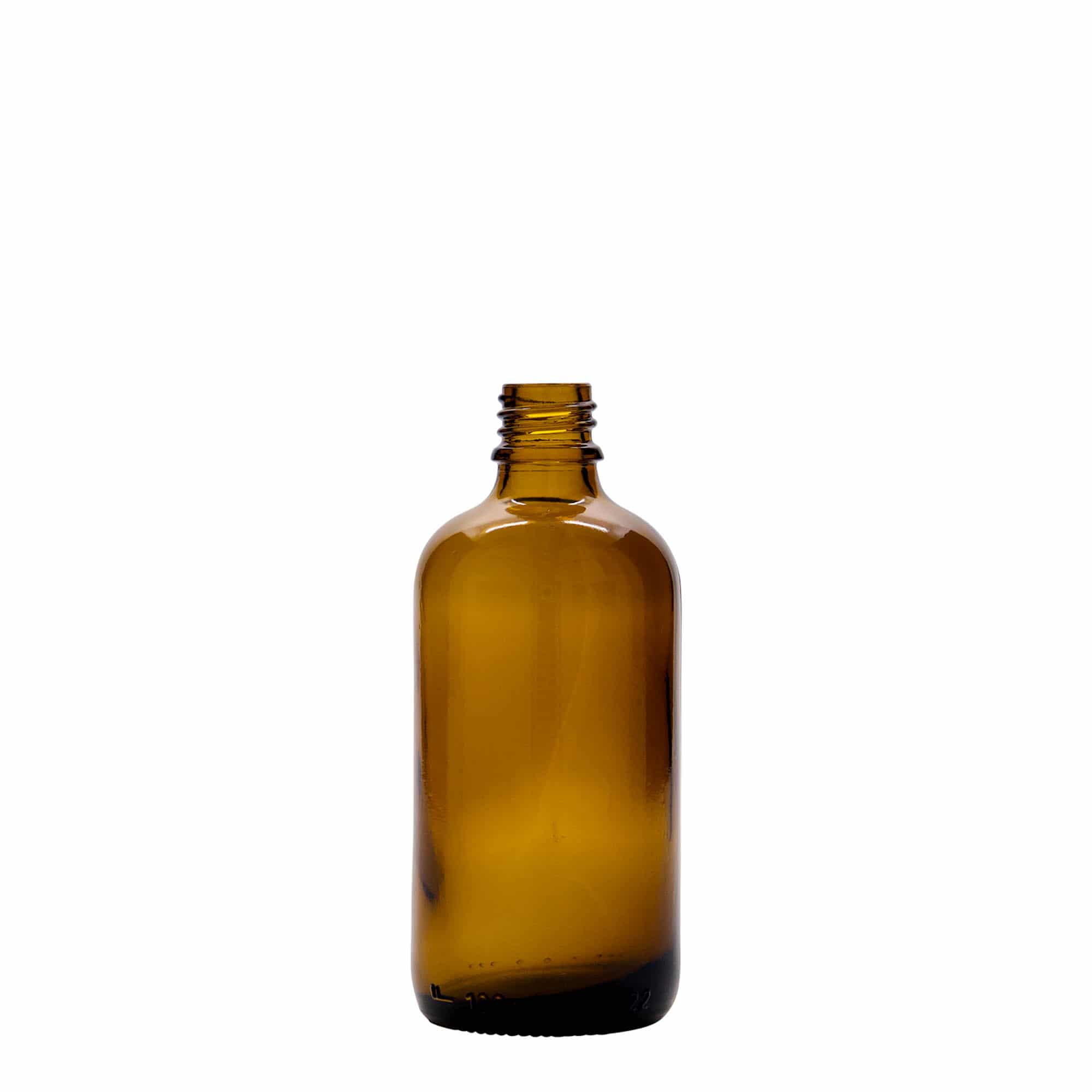 100 ml orvosi üveg lotionadagolóval, üveg, barna, nyílás: DIN 18