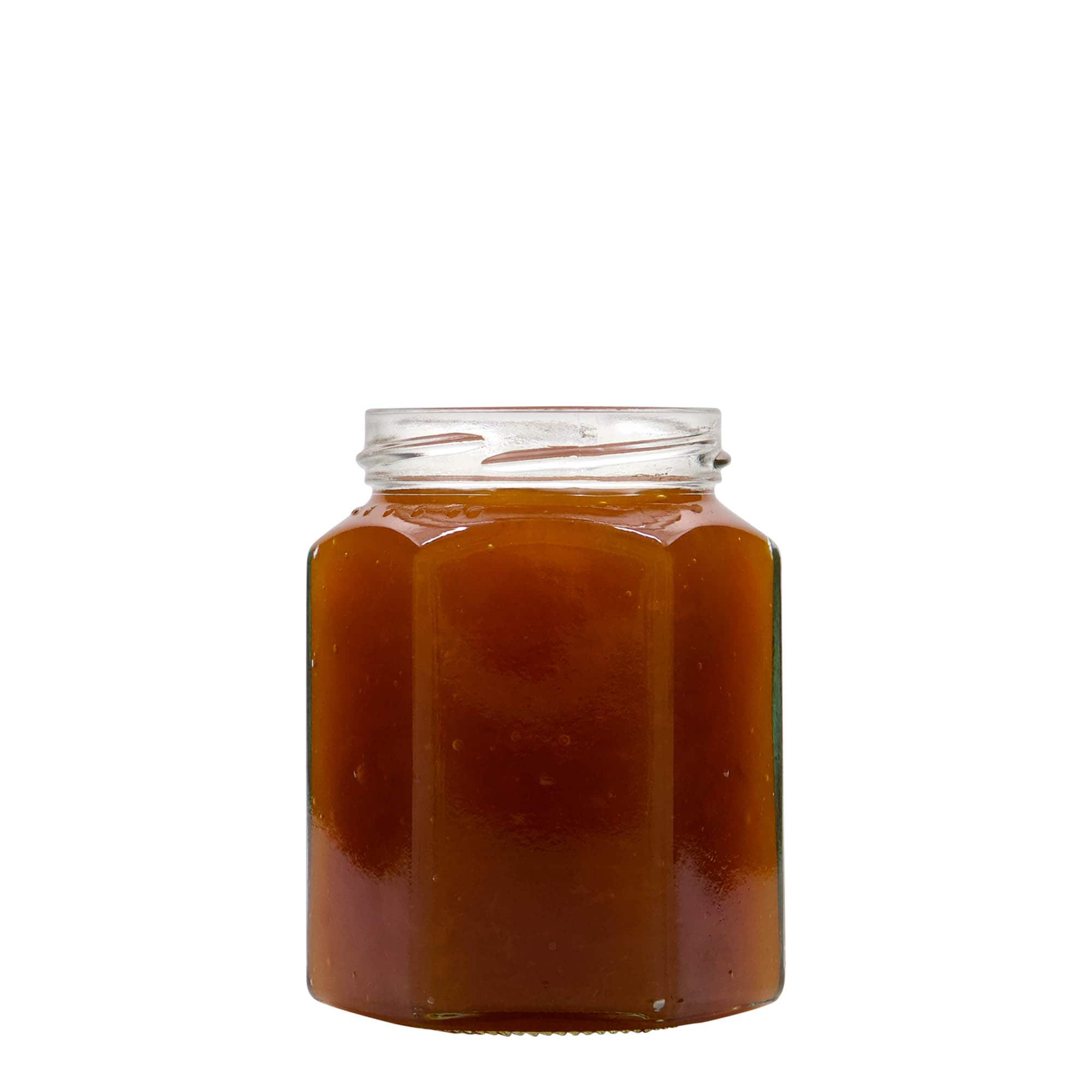 288 ml hatszögletű üveg, nyílás: csavaros zár (TO 63)