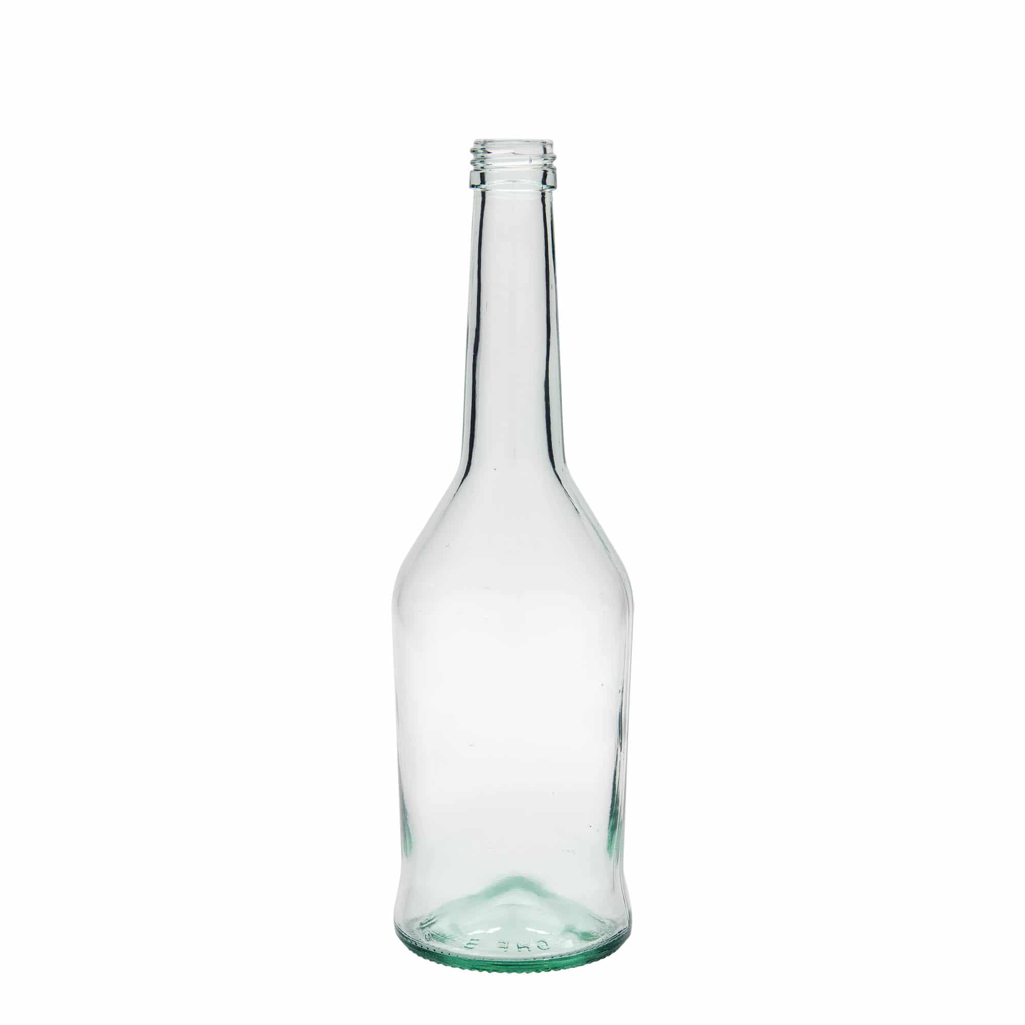 500 ml üvegpalack szeszesitalhoz, nyílás: PP 28
