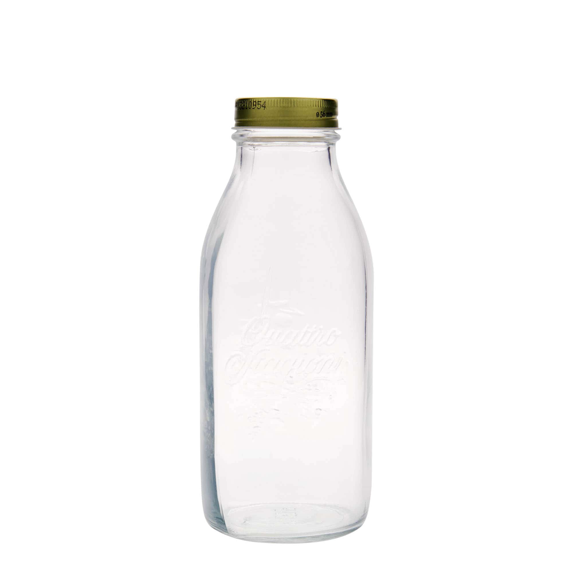 1.000 ml üveges üveg 'Quattro Stagioni', nyílás: csavarzár