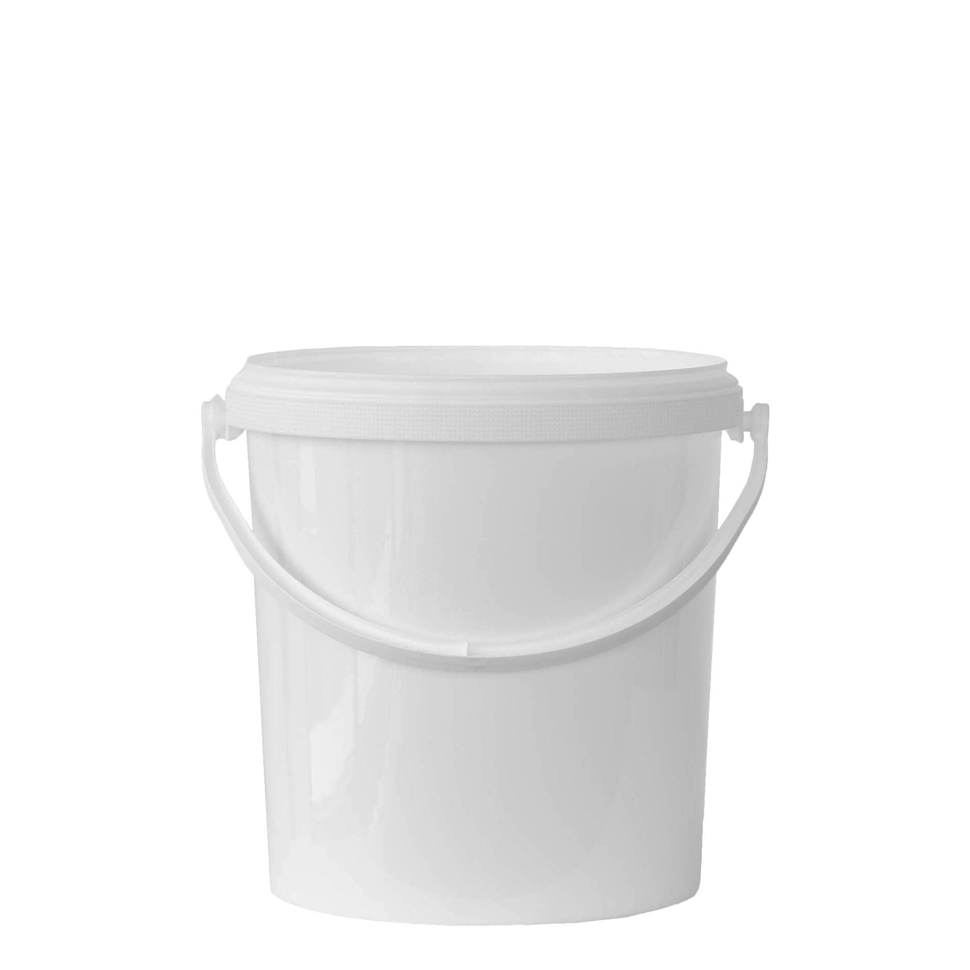 6 l vödör, PP-műanyag, fehér