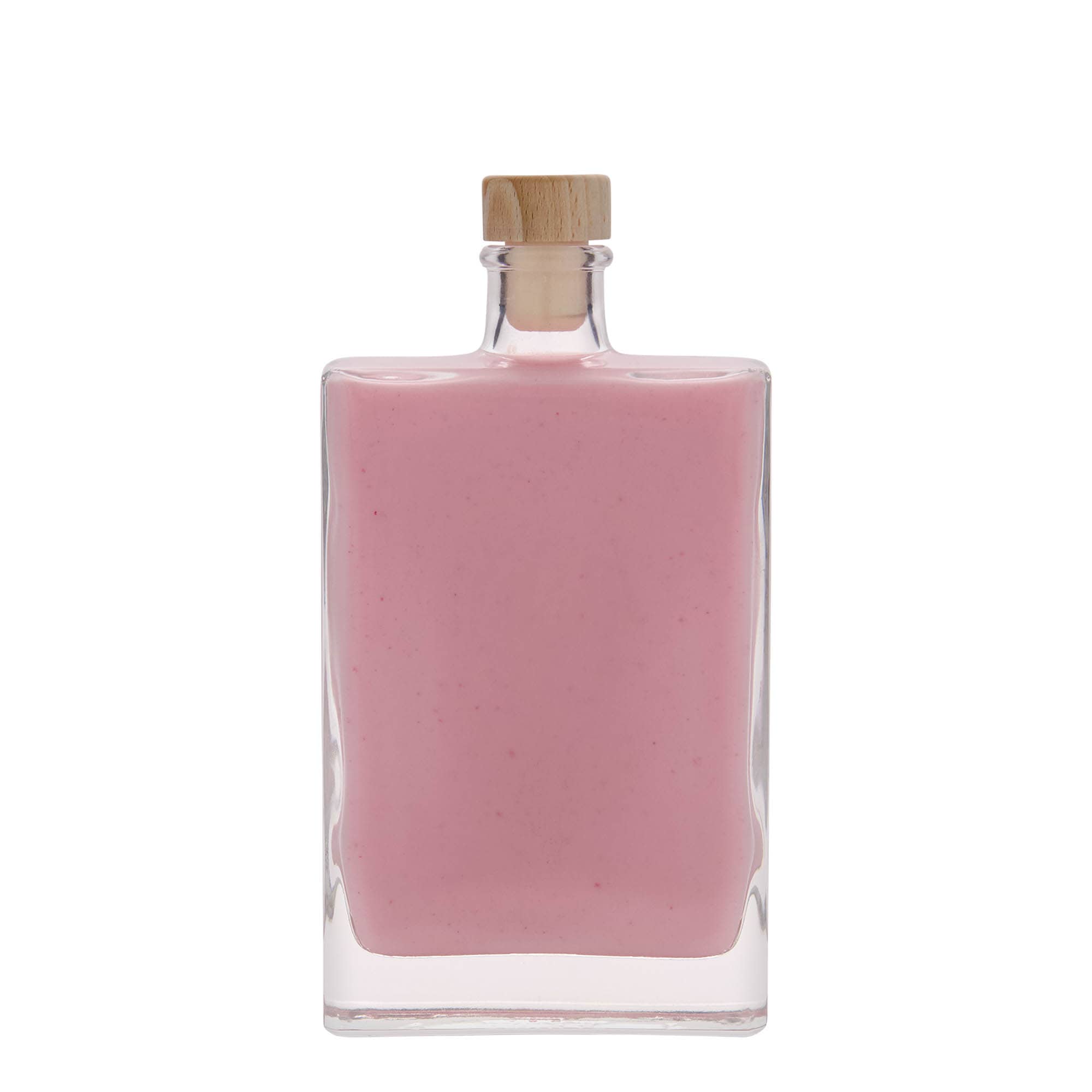 350 ml üveges palack 'Julia', téglalap alakú, nyílás: parafa