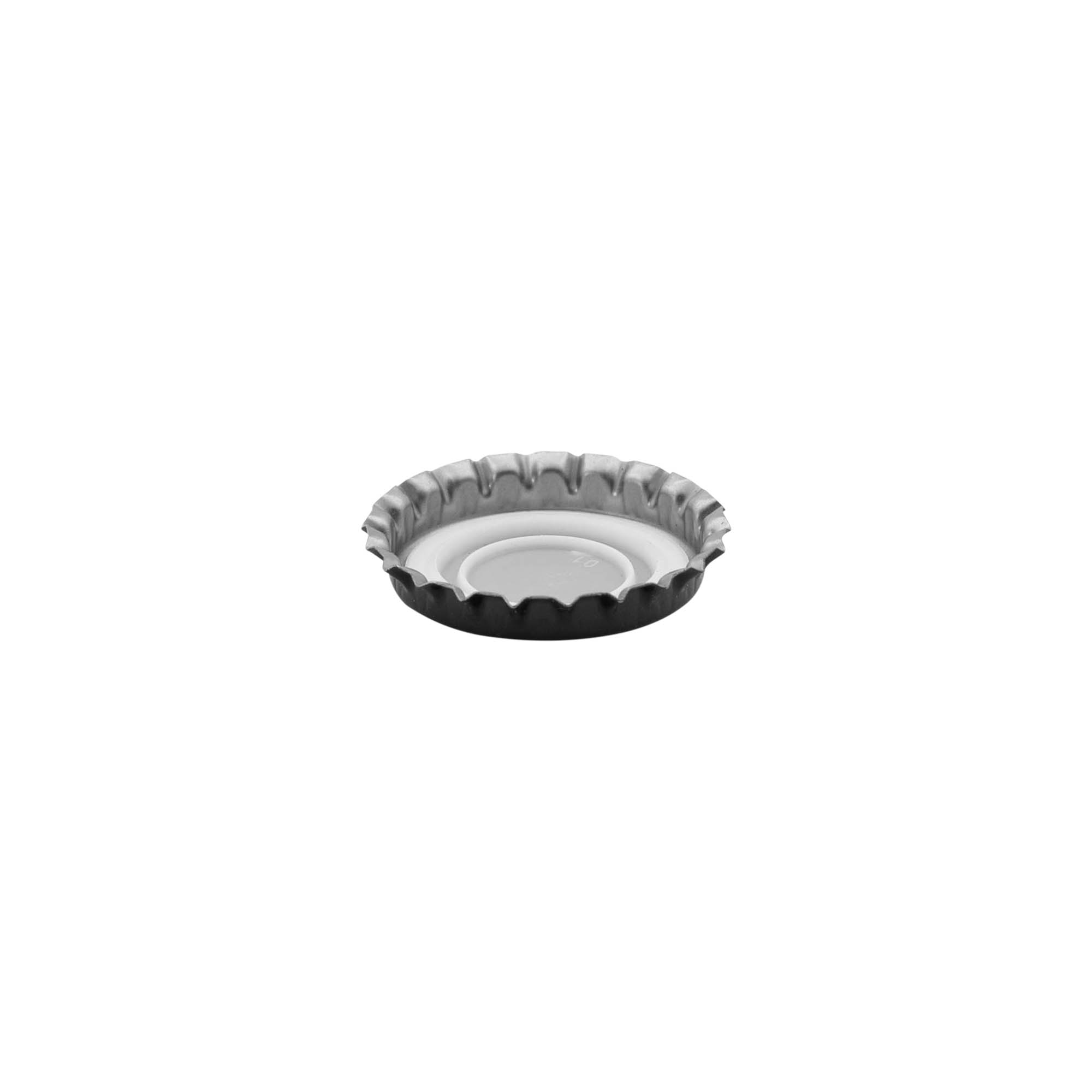 Söröskupak 29 mm, fém, fekete Söröskupak 29 mm, fém, fekete