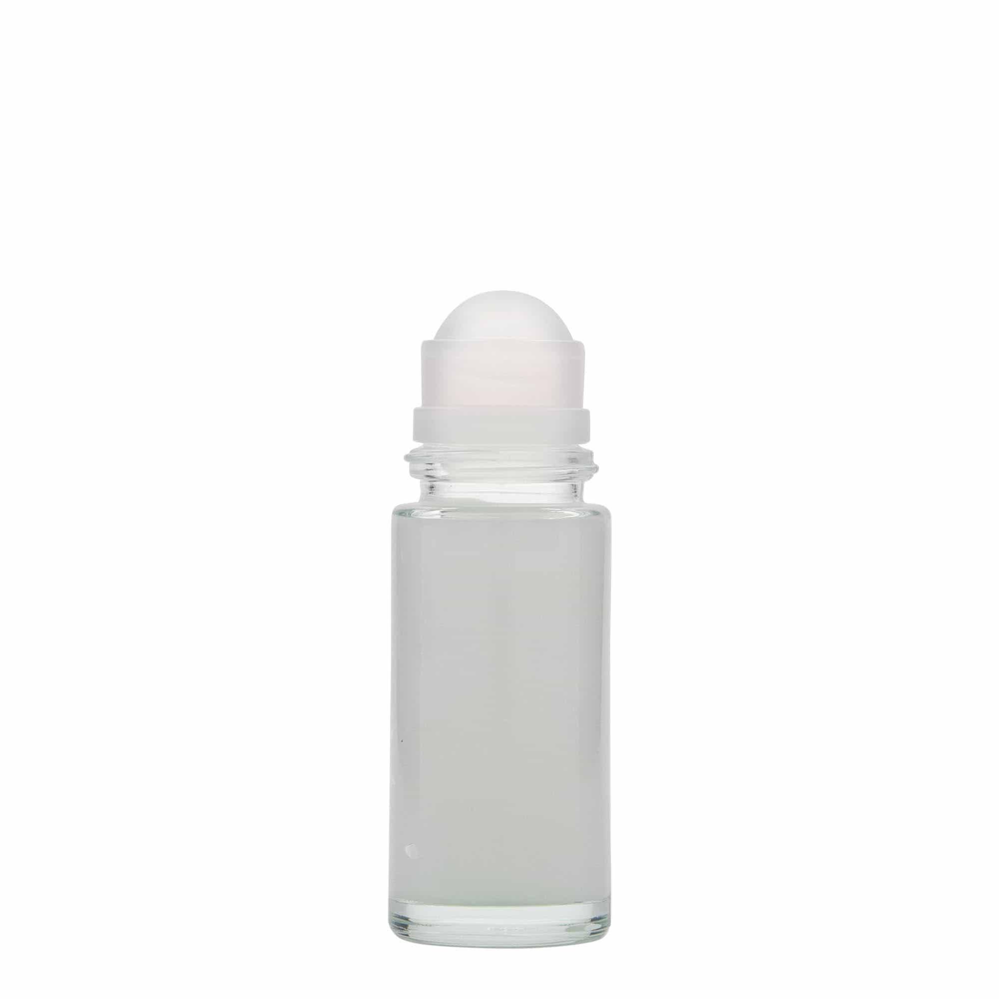 50 ml roll-on üveg, üveg, nyílás: csavarzár