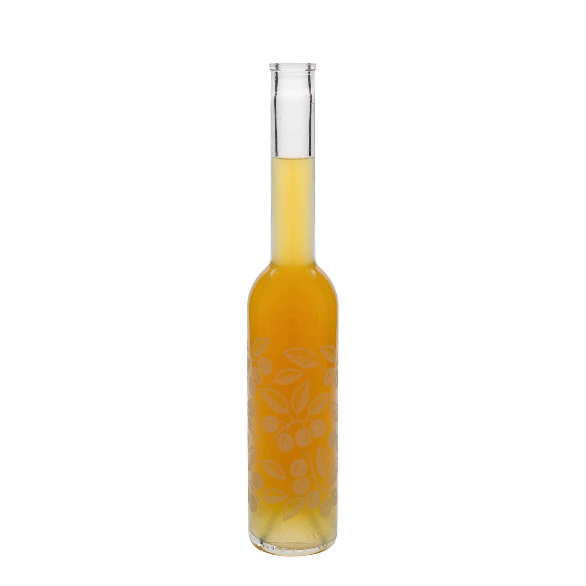 350 ml-es üvegpalack 'Opera', motívum: Mirabellszilva, szájnyílás: parafadugó