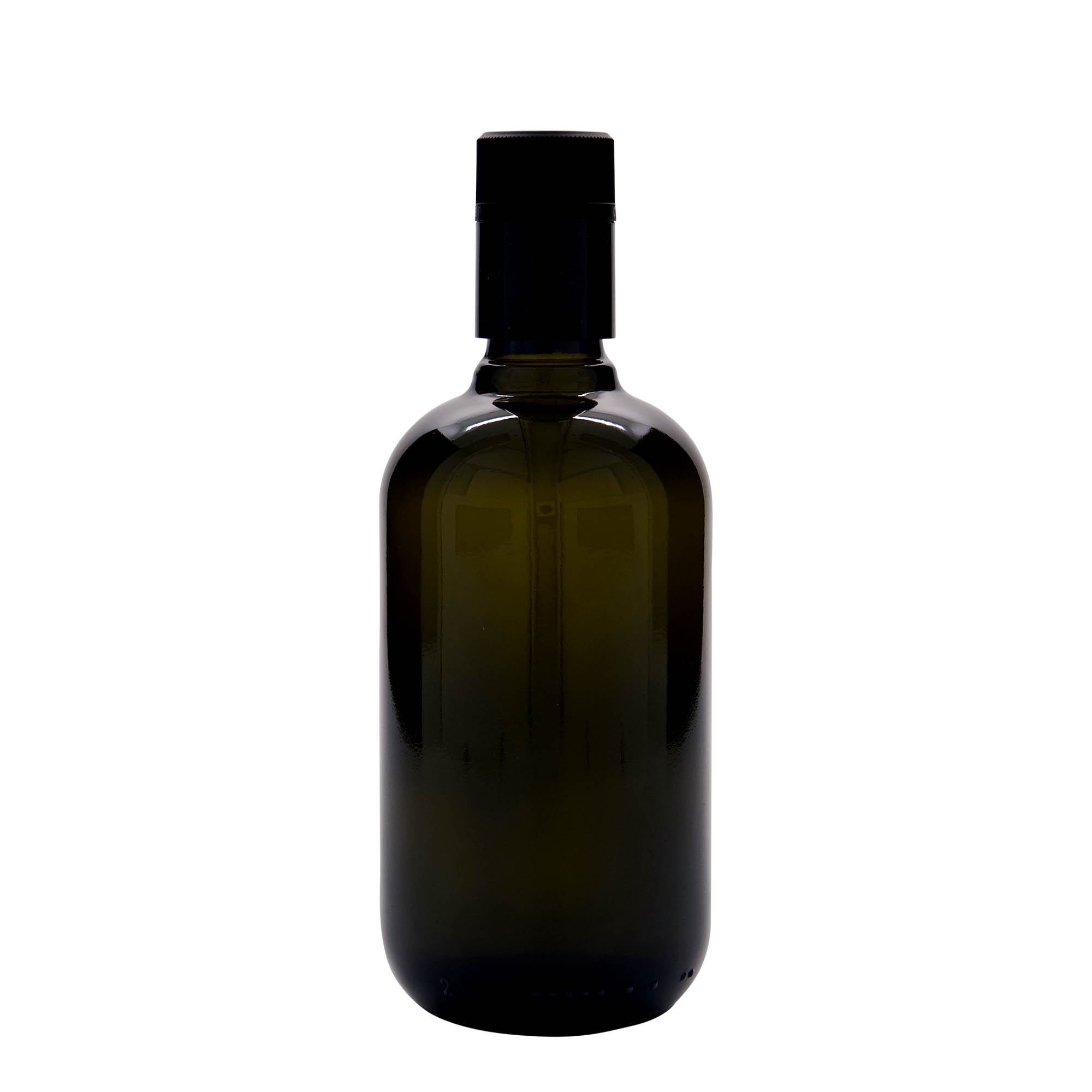 500 ml ecet-/olajozó üveg 'Biolio', antikzöld üveg, nyílás: DOP 500 ml ecet-/olajozó üveg 'Biolio', antikzöld üveg, nyílás: DOP
