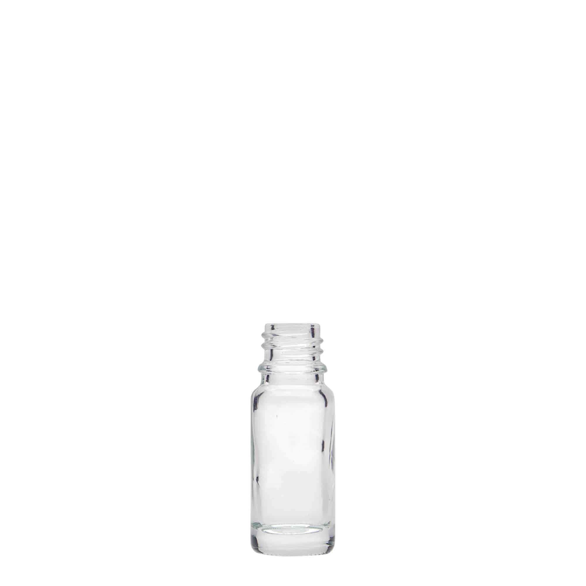10 ml orvosi üveg, üveg, nyílás: DIN 18