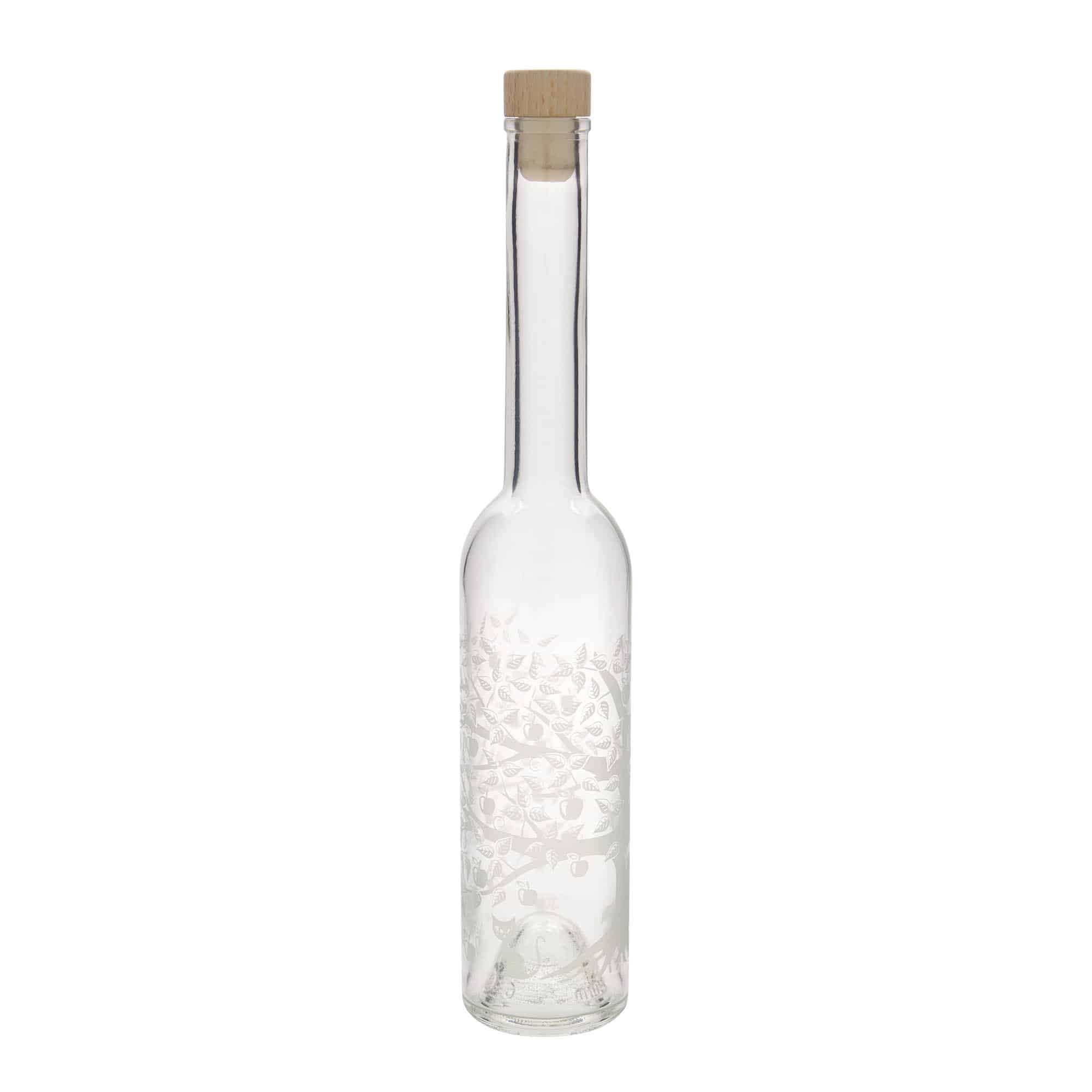 350 ml üvegpalack 'Opera', motívum: almafa, nyílás: parafa