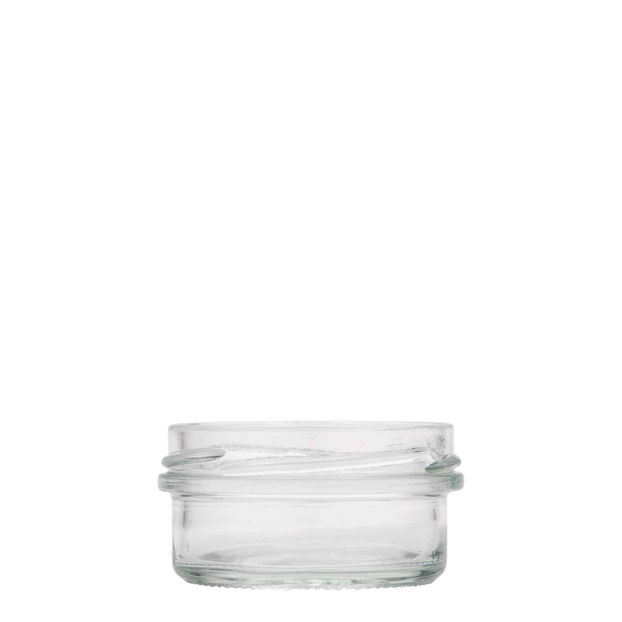 65 ml-es lapos befőttes üveg, szájnyílás: Twist-Off (TO 66) 65 ml-es lapos befőttes üveg, szájnyílás: Twist-Off (TO 66)