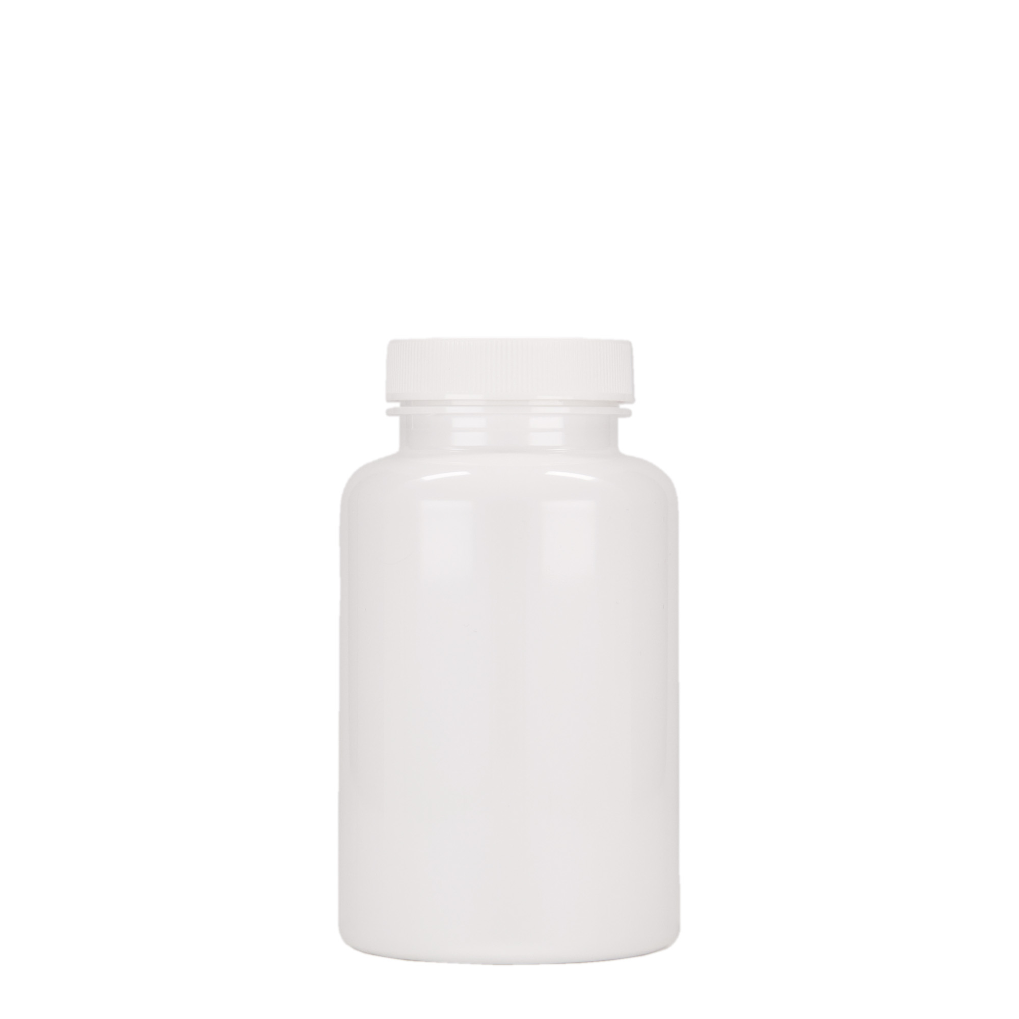 250 ml-es PET-flakon, műanyag, fehér, szájnyílás: 45/400