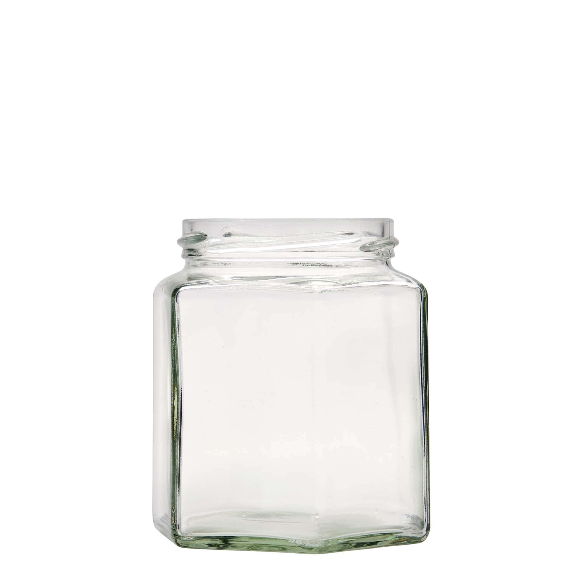 390 ml hatszögletű üveg, nyílás: Twist-Off (TO 70)