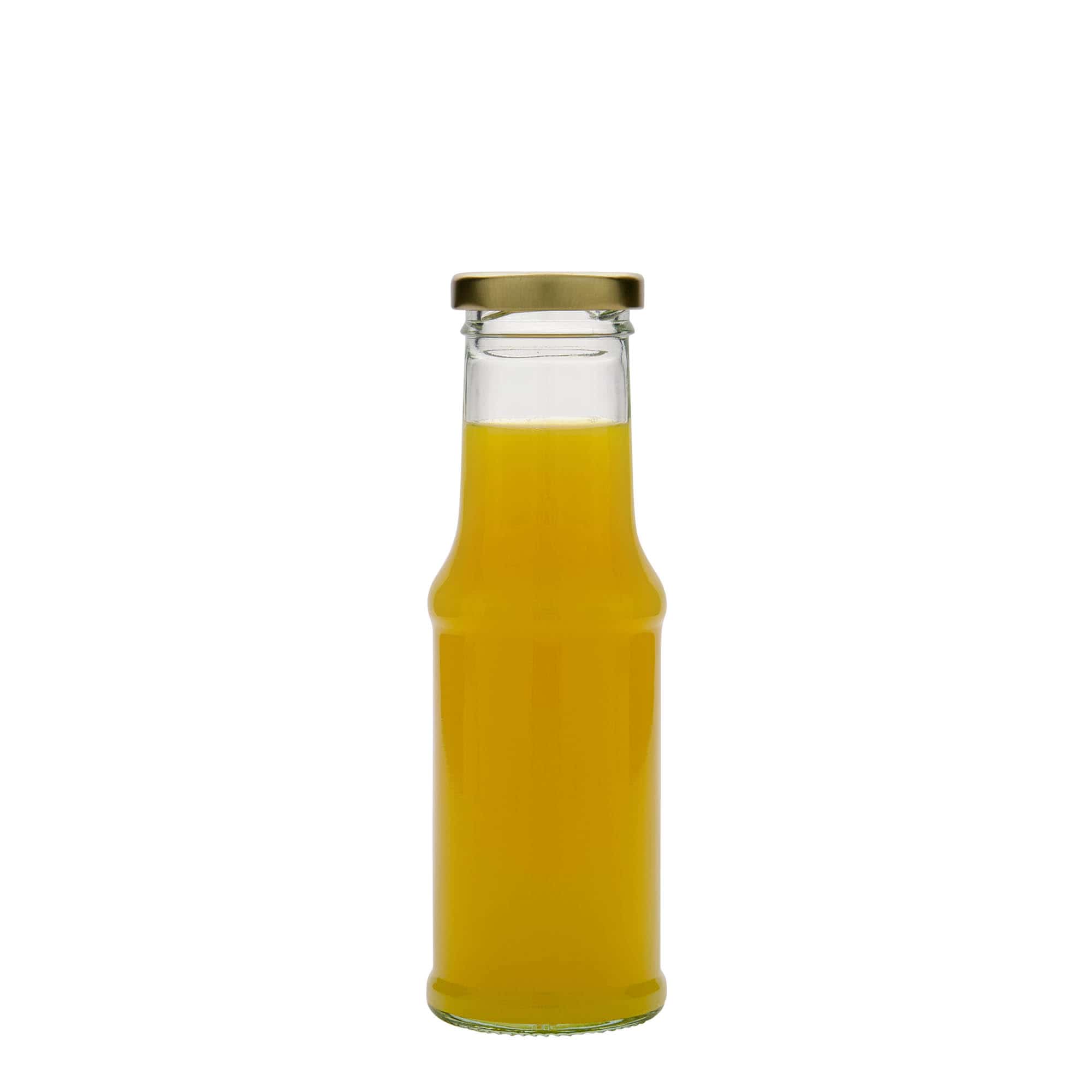 200 ml szószosüveg, üveg, nyílás: csavaros zárófedél (TO 43)