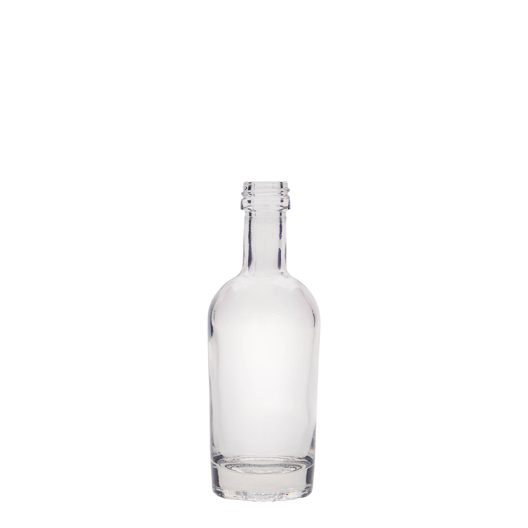 50 ml üvegpalack 'Pepe', nyílás: PP 18
