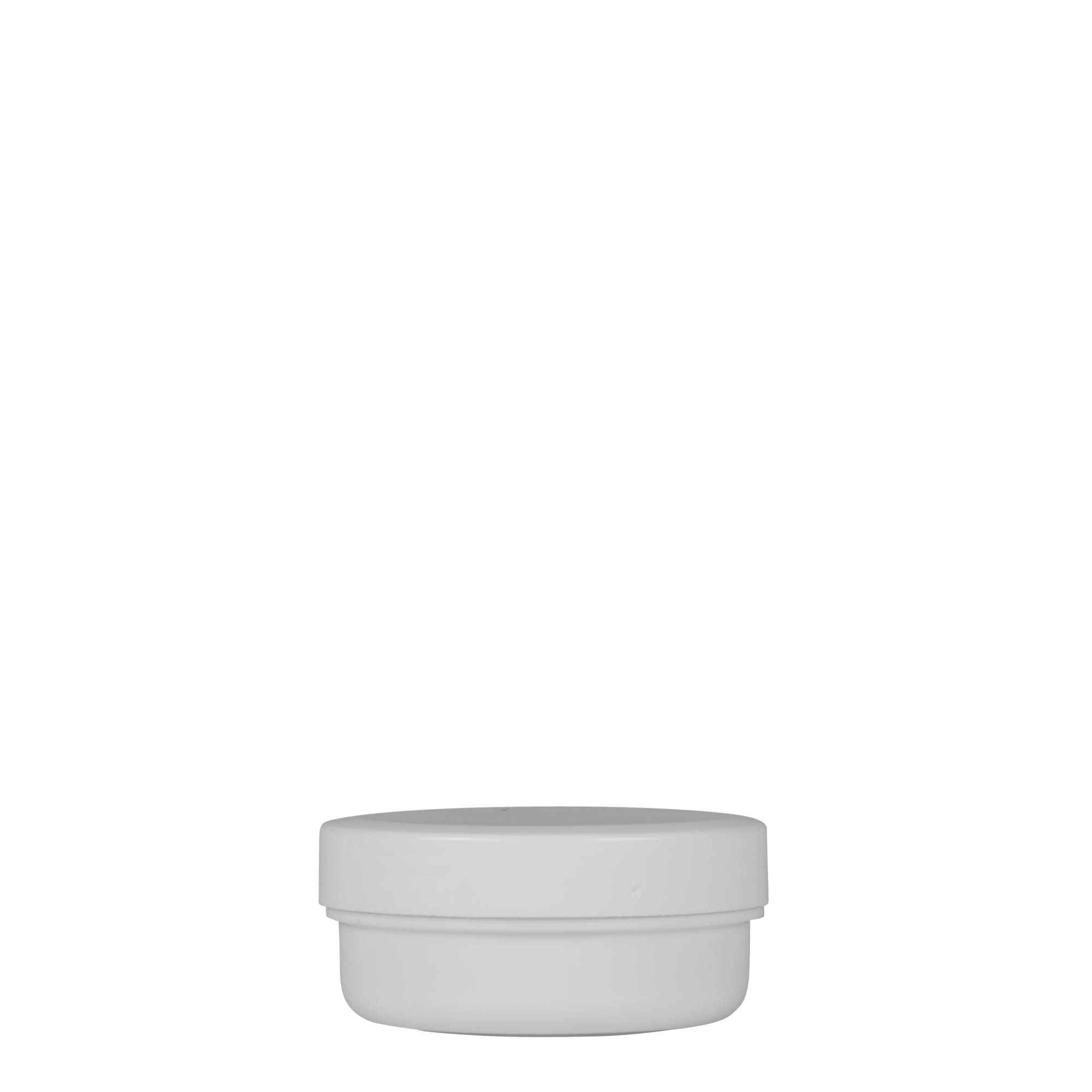 12 ml műanyag doboz 'White Line', PP, fehér, nyílás: csavarzár 12 ml műanyag doboz 'White Line', PP, fehér, nyílás: csavarzár