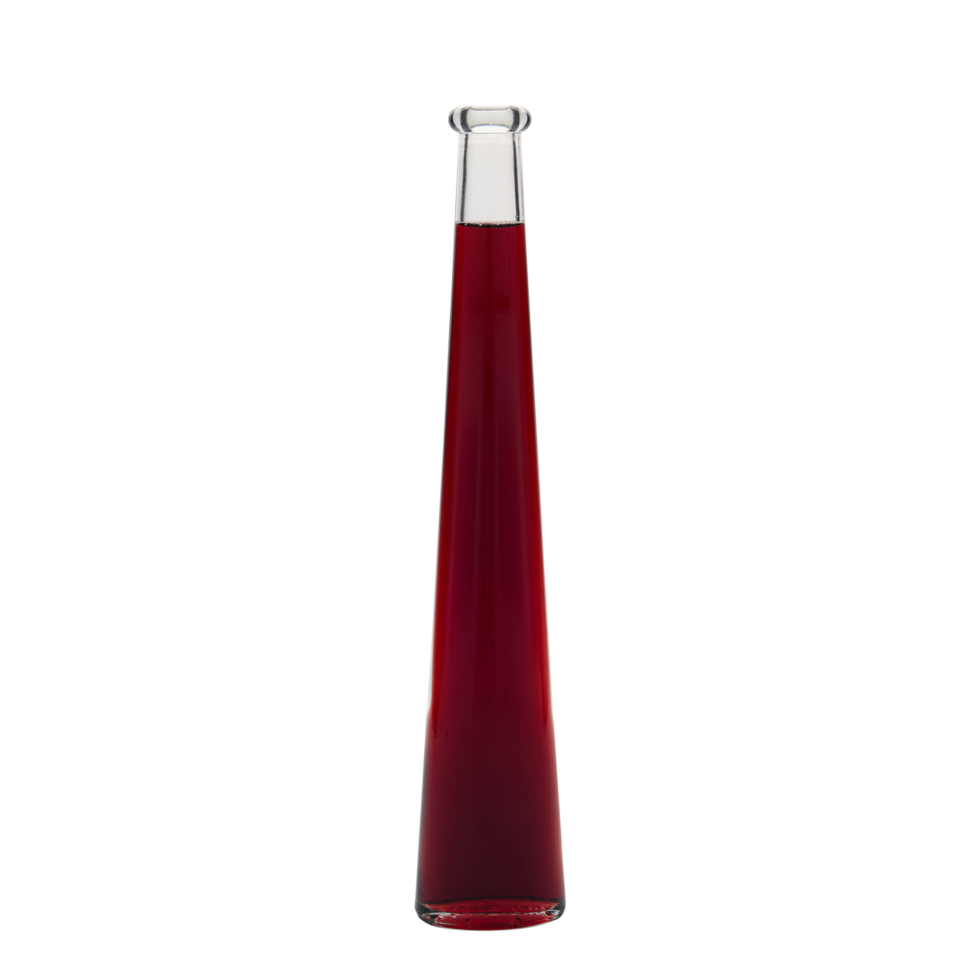 200 ml üvegpalack 'Dama Ovale', ovális, nyílás: parafa