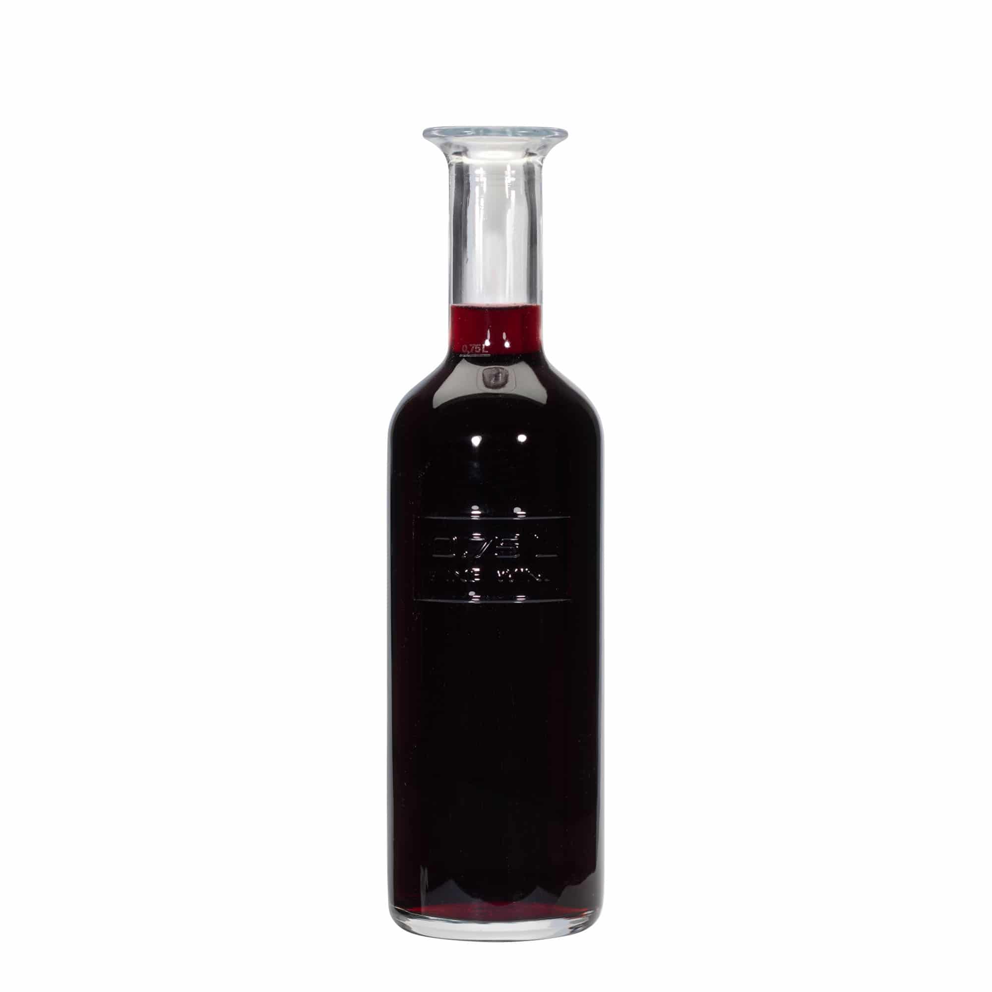 750 ml-es üvegpalack 'Optima Fine Wine', szájnyílás: parafadugó