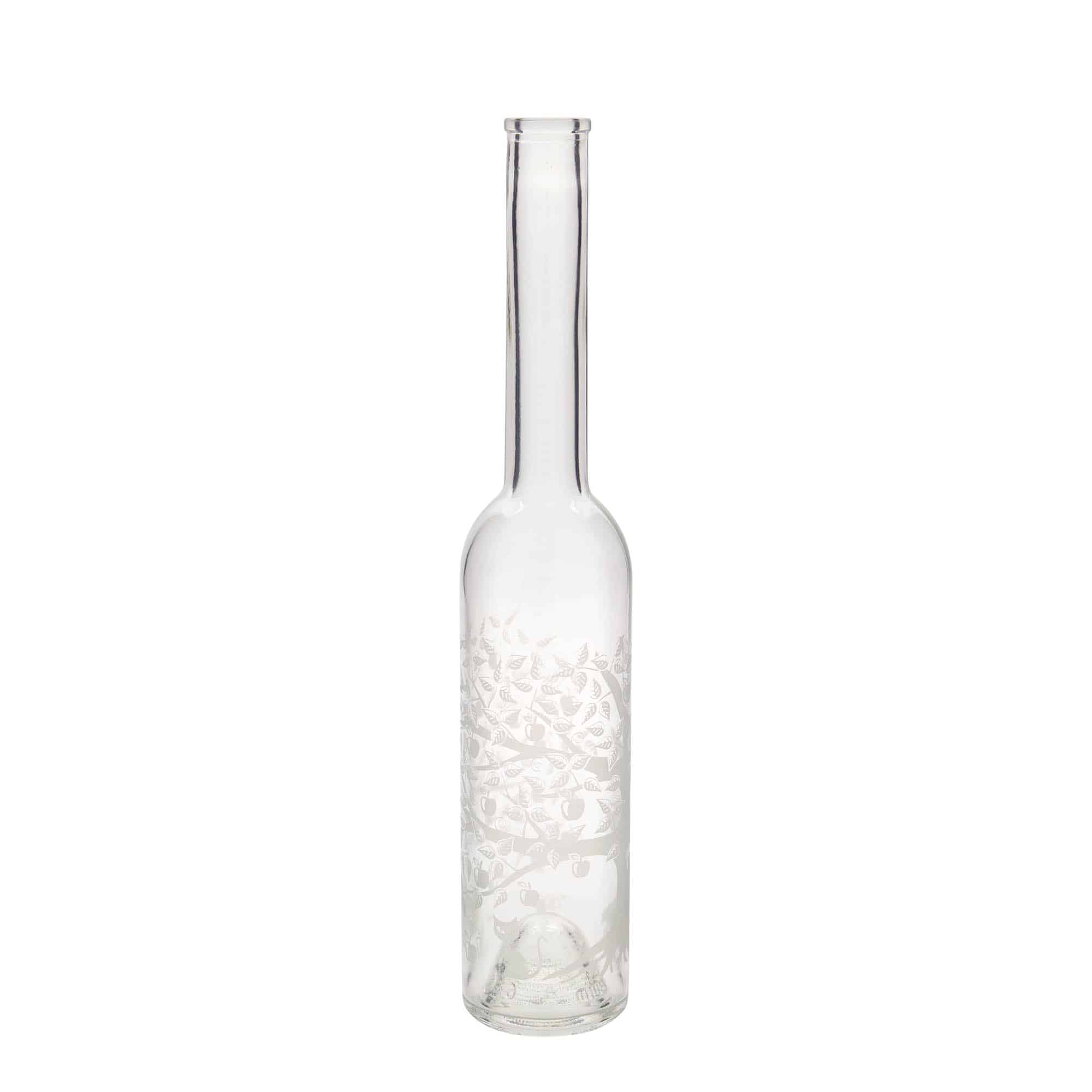350 ml-es üvegpalack 'Opera', motívum: Almafa, szájnyílás: parafadugó 350 ml-es üvegpalack 'Opera', motívum: Almafa, szájnyílás: parafadugó