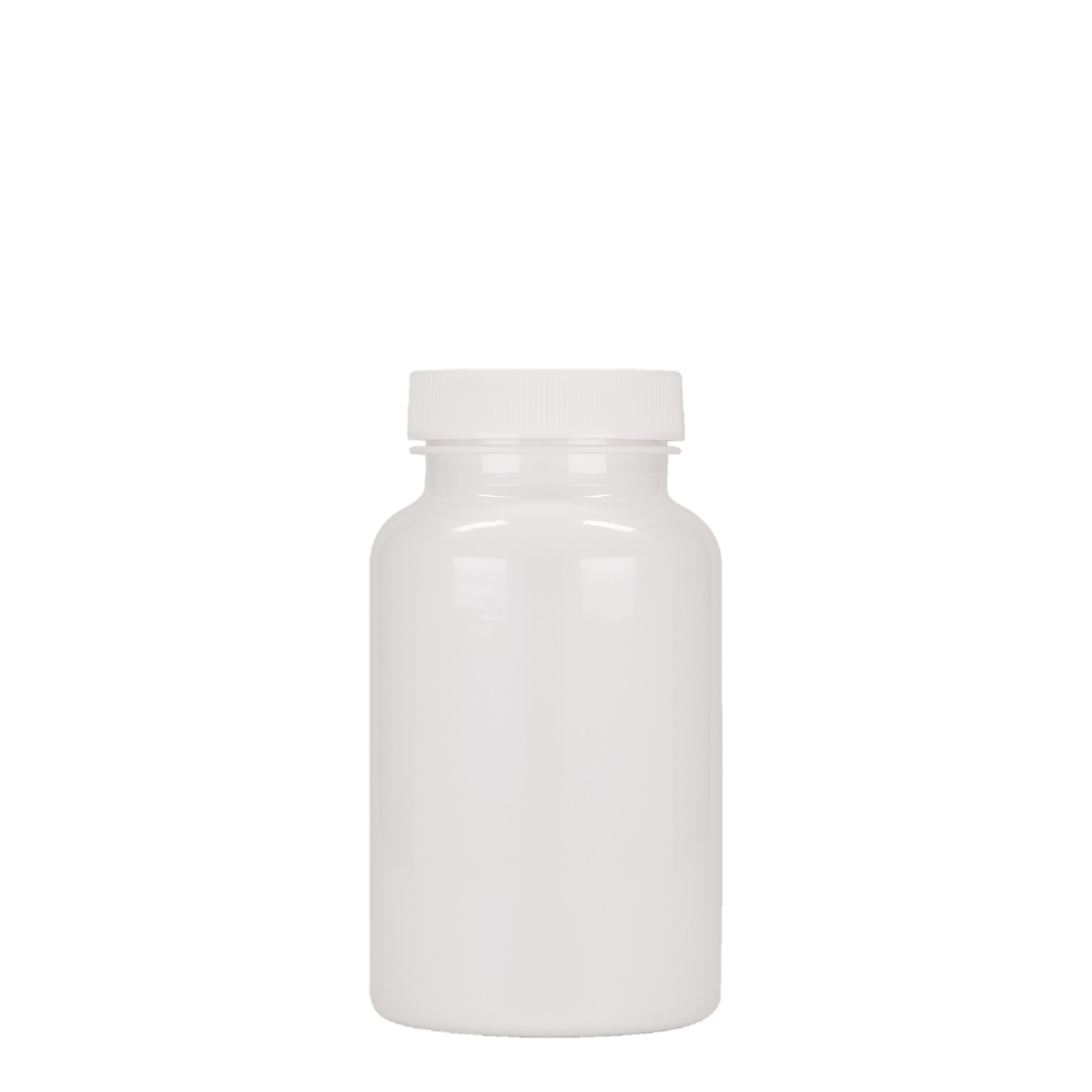 200 ml-es PET-flakon, műanyag, fehér, szájnyílás: 45/400