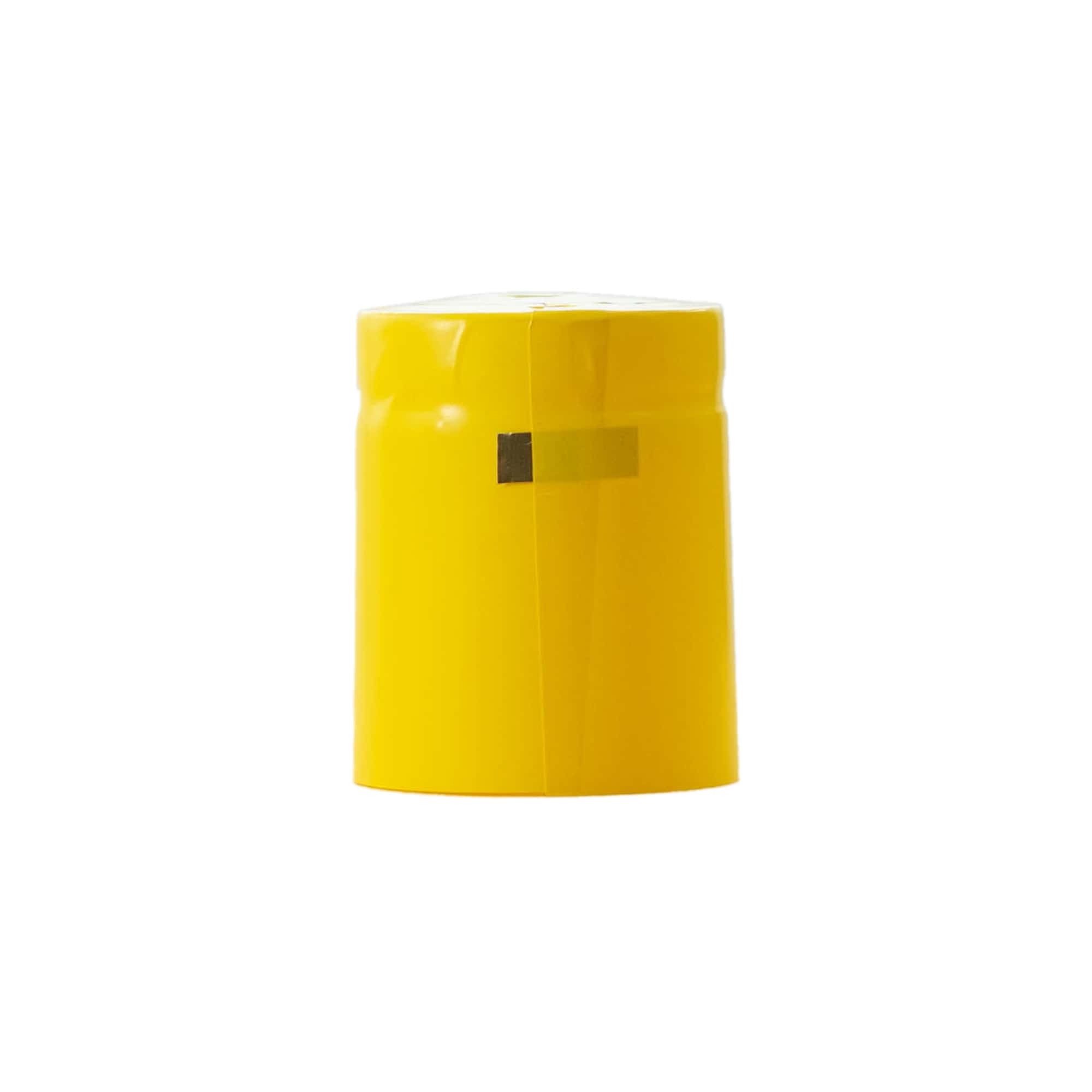 Hőre zsugorodó kapszula 32x41, PVC-műanyag, sárga