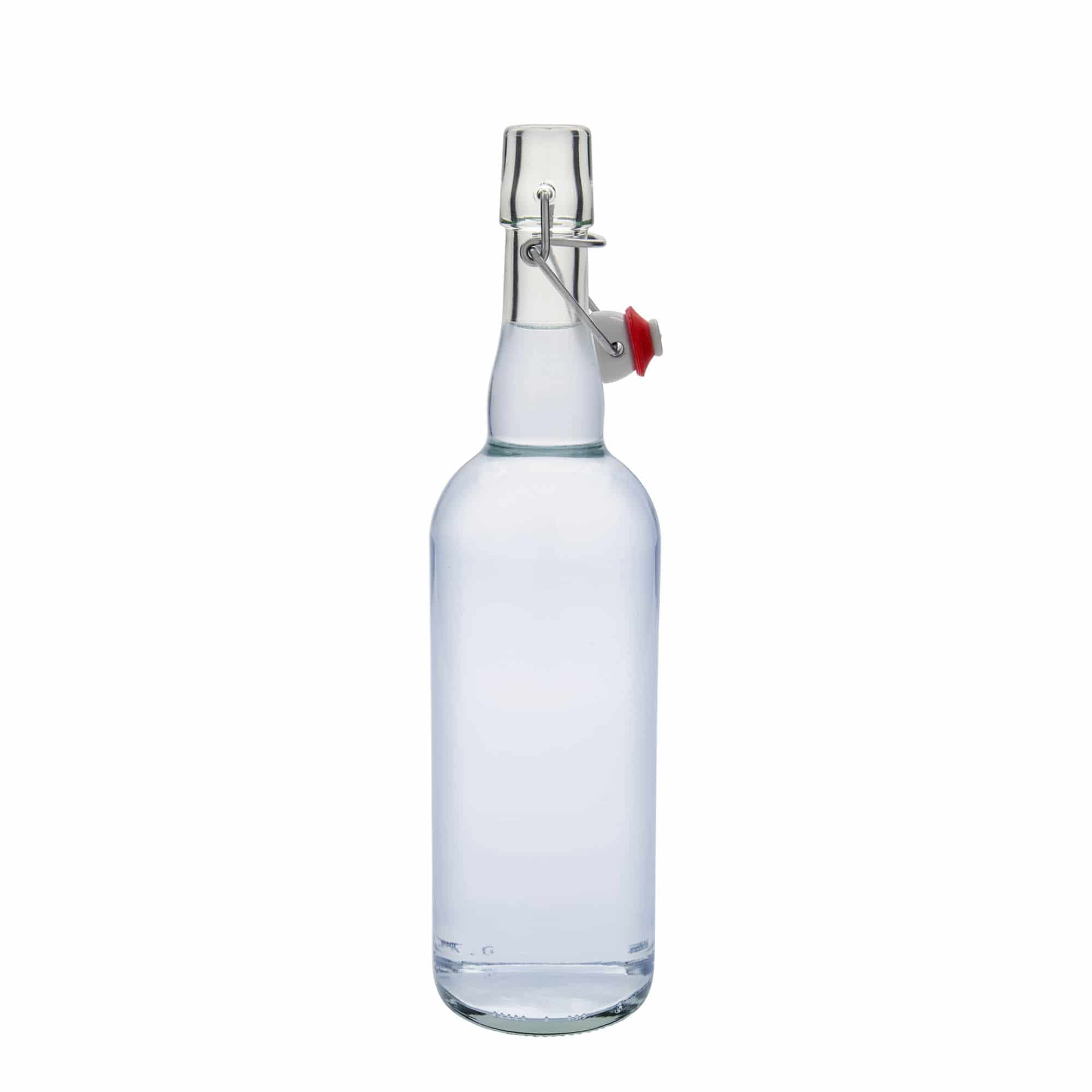 750 ml sörösüveg Belgiumból, üveg, nyak: patentzár