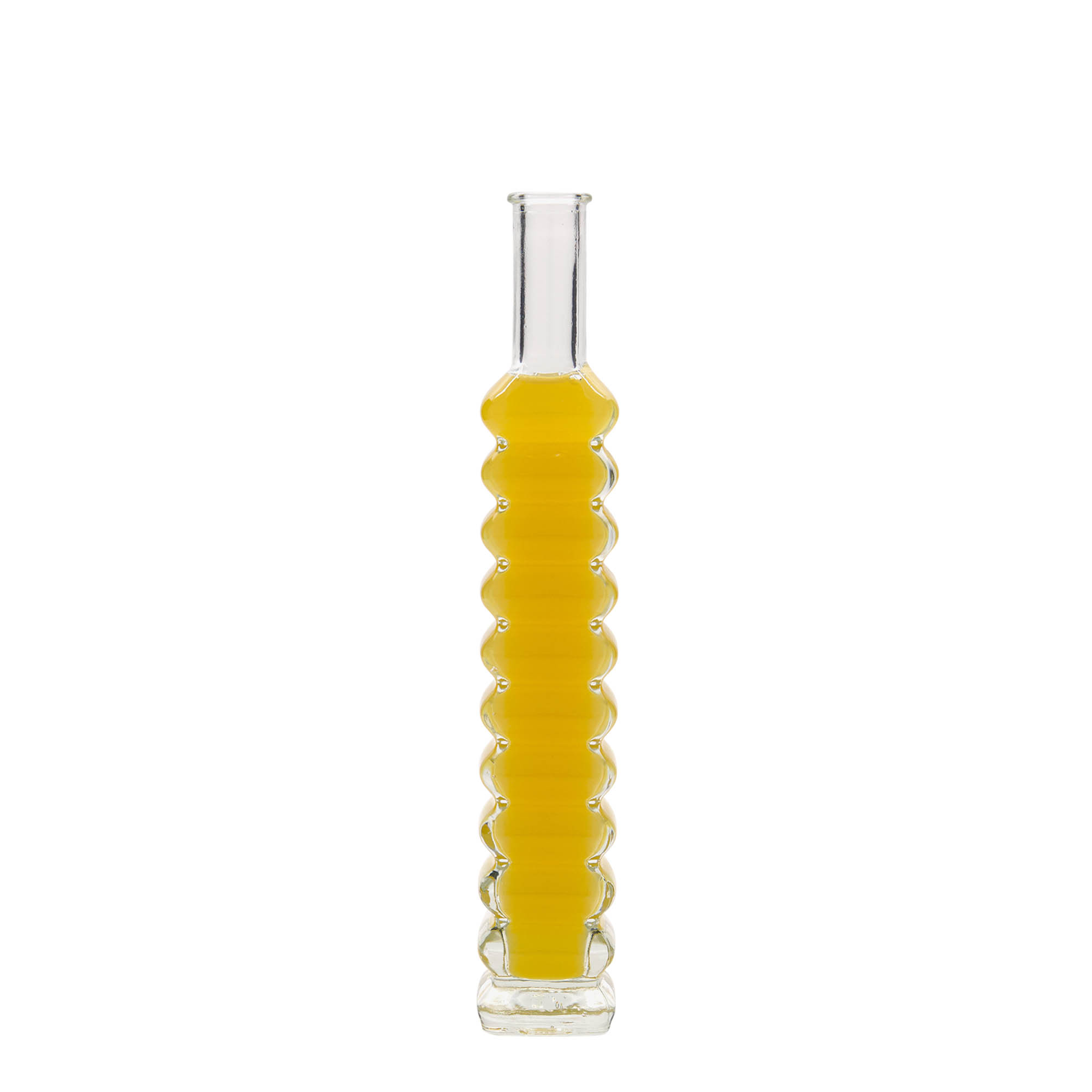 100 ml üveges üveg „Roma”, négyzet alakú, nyílás: parafa