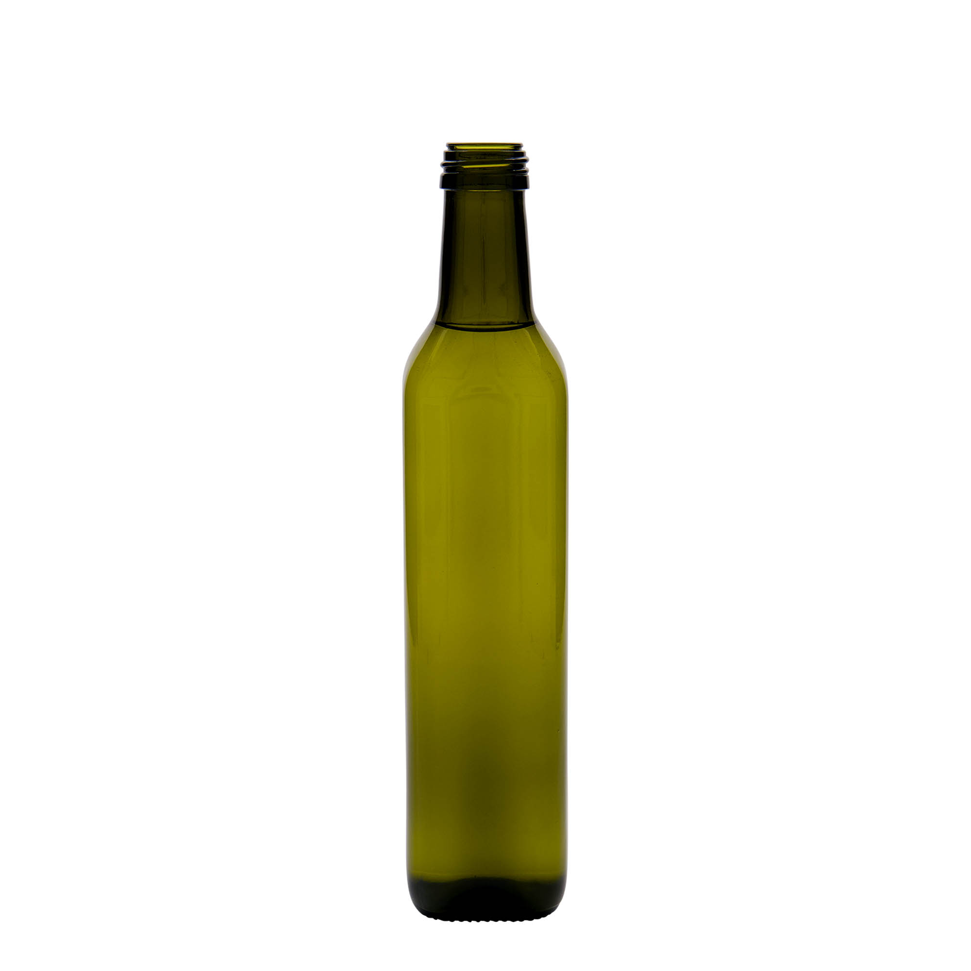 500 ml üvegpalack 'Marasca', négyzet alakú, antikzöld, nyílás: PP 31,5 500 ml üvegpalack 'Marasca', négyzet alakú, antikzöld, nyílás: PP 31,5