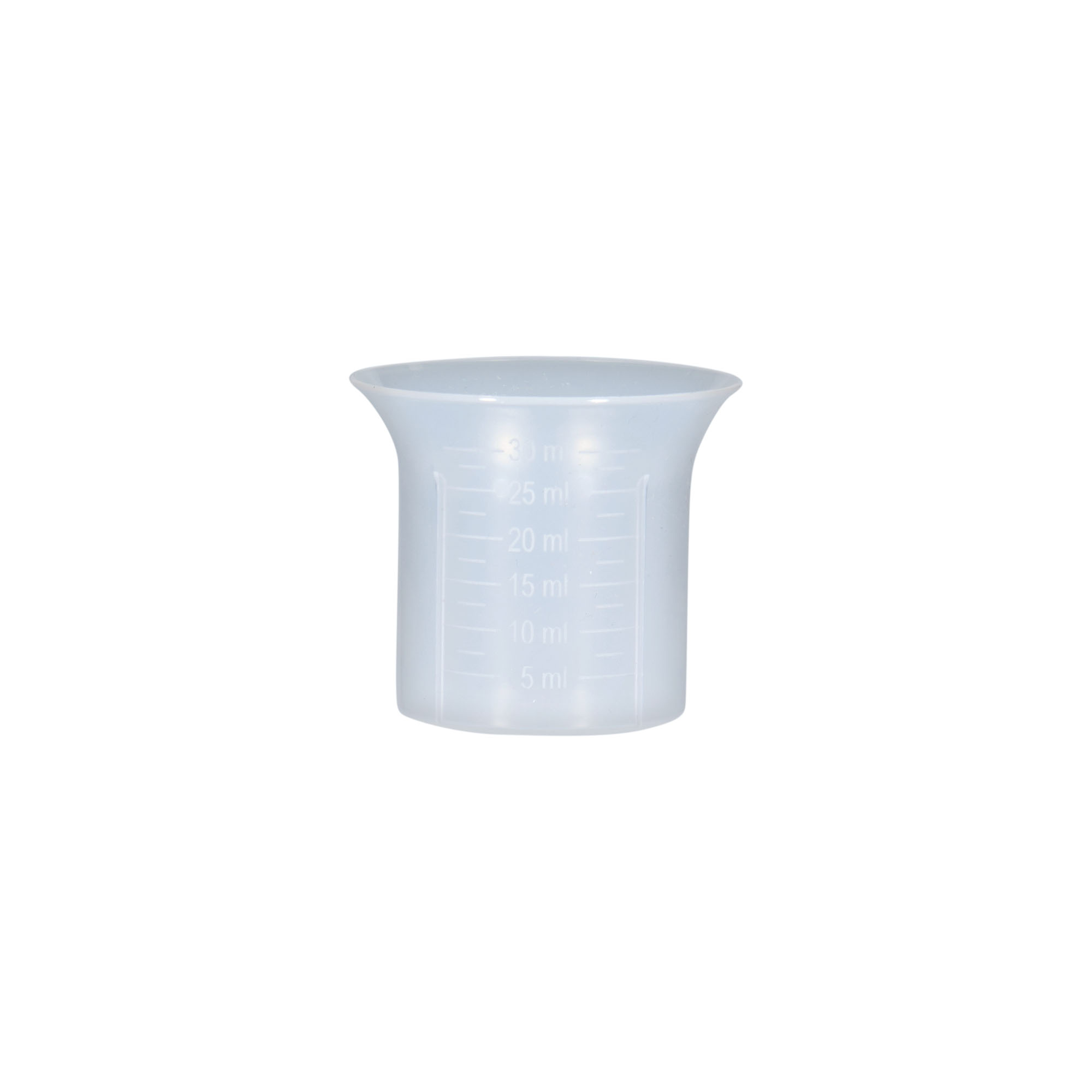 Mérőpohár 5-30 ml, PP-műanyag Mérőpohár 5-30 ml, PP-műanyag