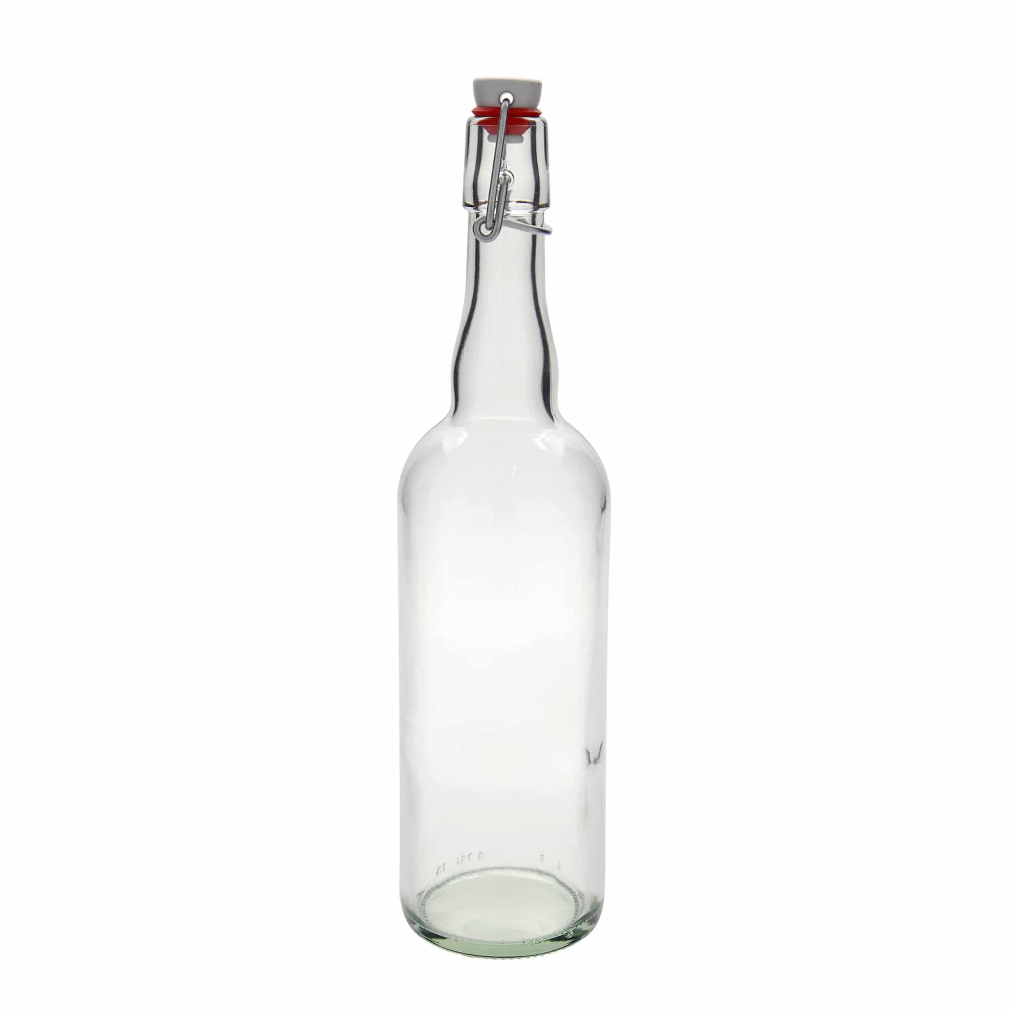 750 ml sörösüveg Belgiumból, üveg, nyak: patentzár