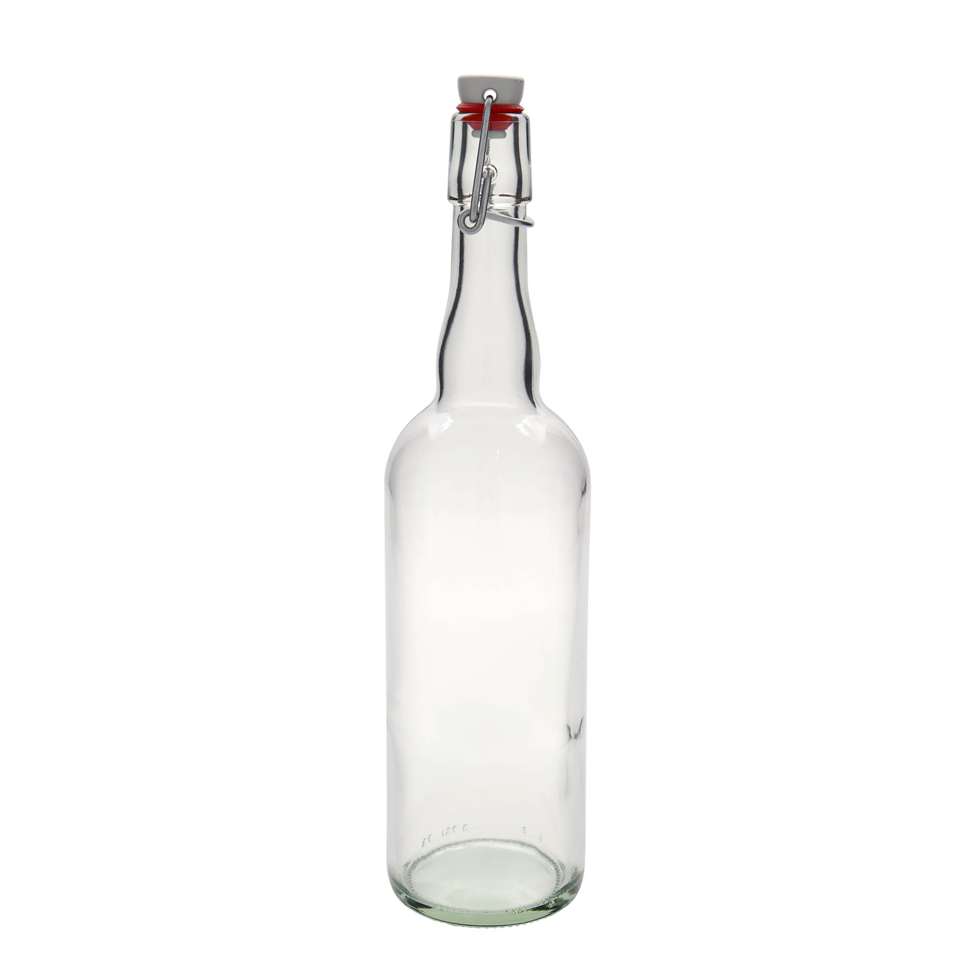 750 ml sörösüveg Belgiumból, üveg, nyak: patentzár