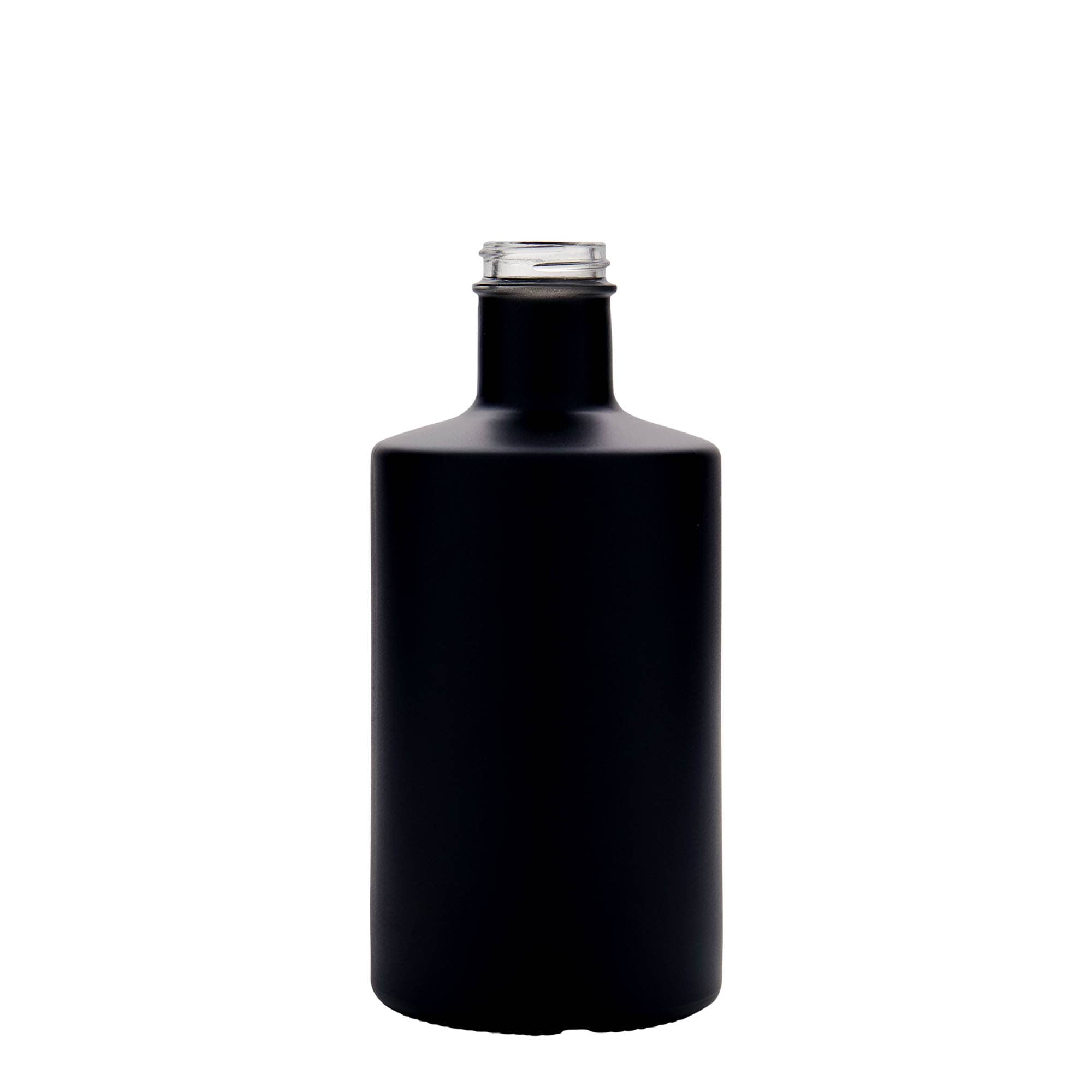 500 ml üvegpalack 'Caroline', fekete, nyílás: GPI 33