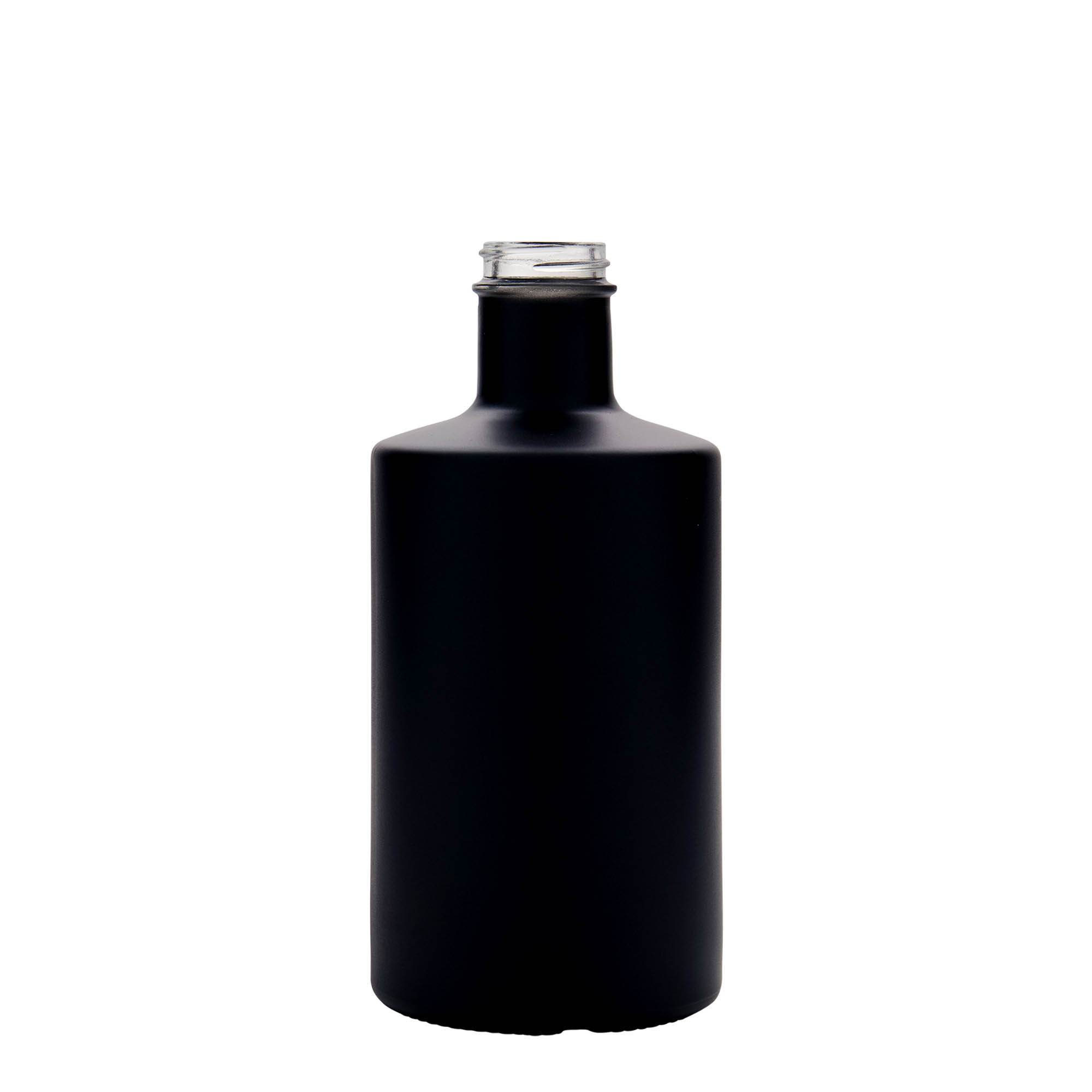 500 ml üvegpalack 'Caroline', fekete, nyílás: GPI 33