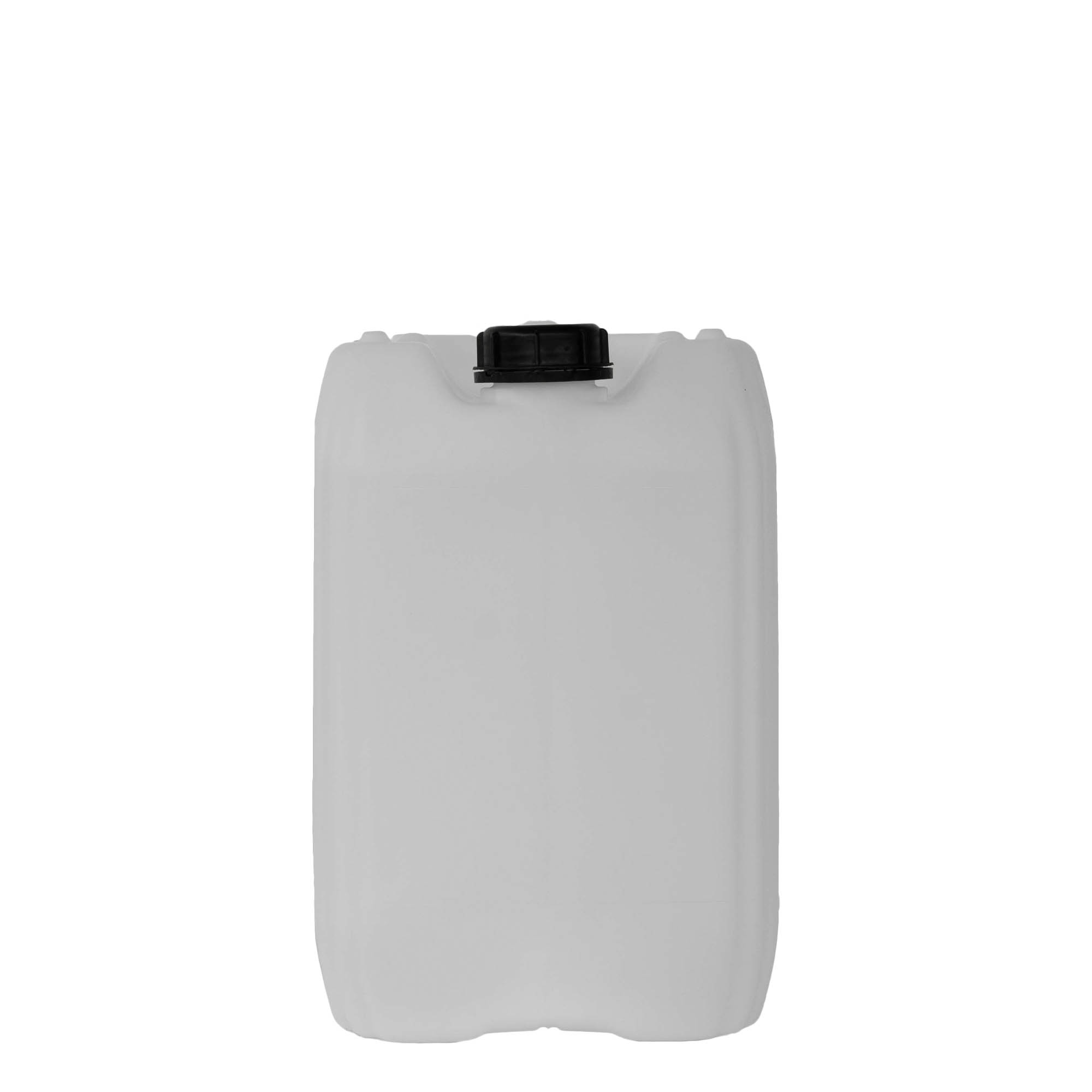 20 l kanna, téglalap alakú, HDPE műanyag, natúr, nyílás: ND 60 20 l kanna, téglalap alakú, HDPE műanyag, natúr, nyílás: ND 60
