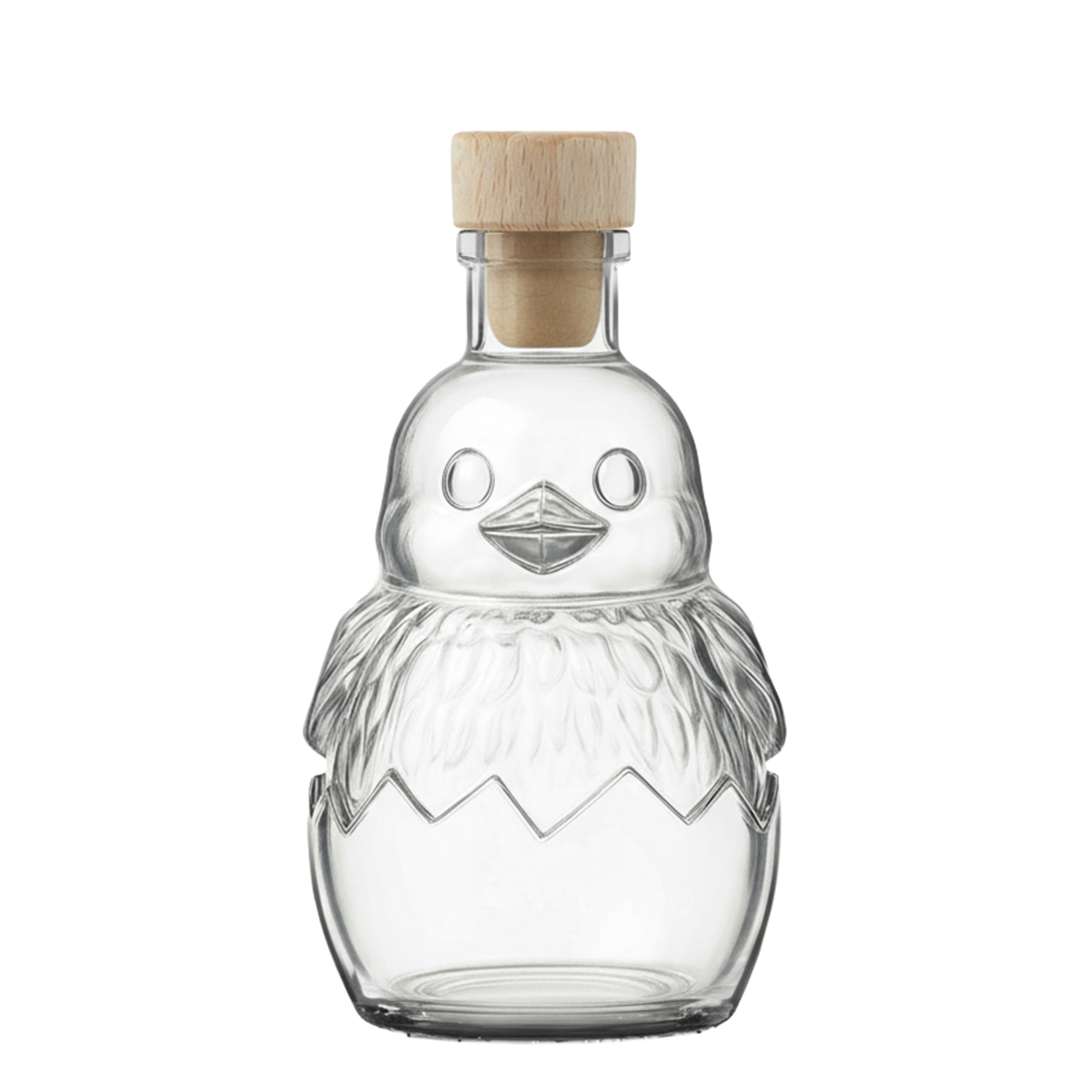 200 ml üvegpalack 'Csibe', nyílás: parafa 200 ml üvegpalack 'Csibe', nyílás: parafa