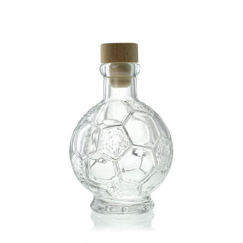200 ml-es üvegpalack 'Fußball', szájnyílás: parafadugó 200 ml-es üvegpalack 'Fußball', szájnyílás: parafadugó