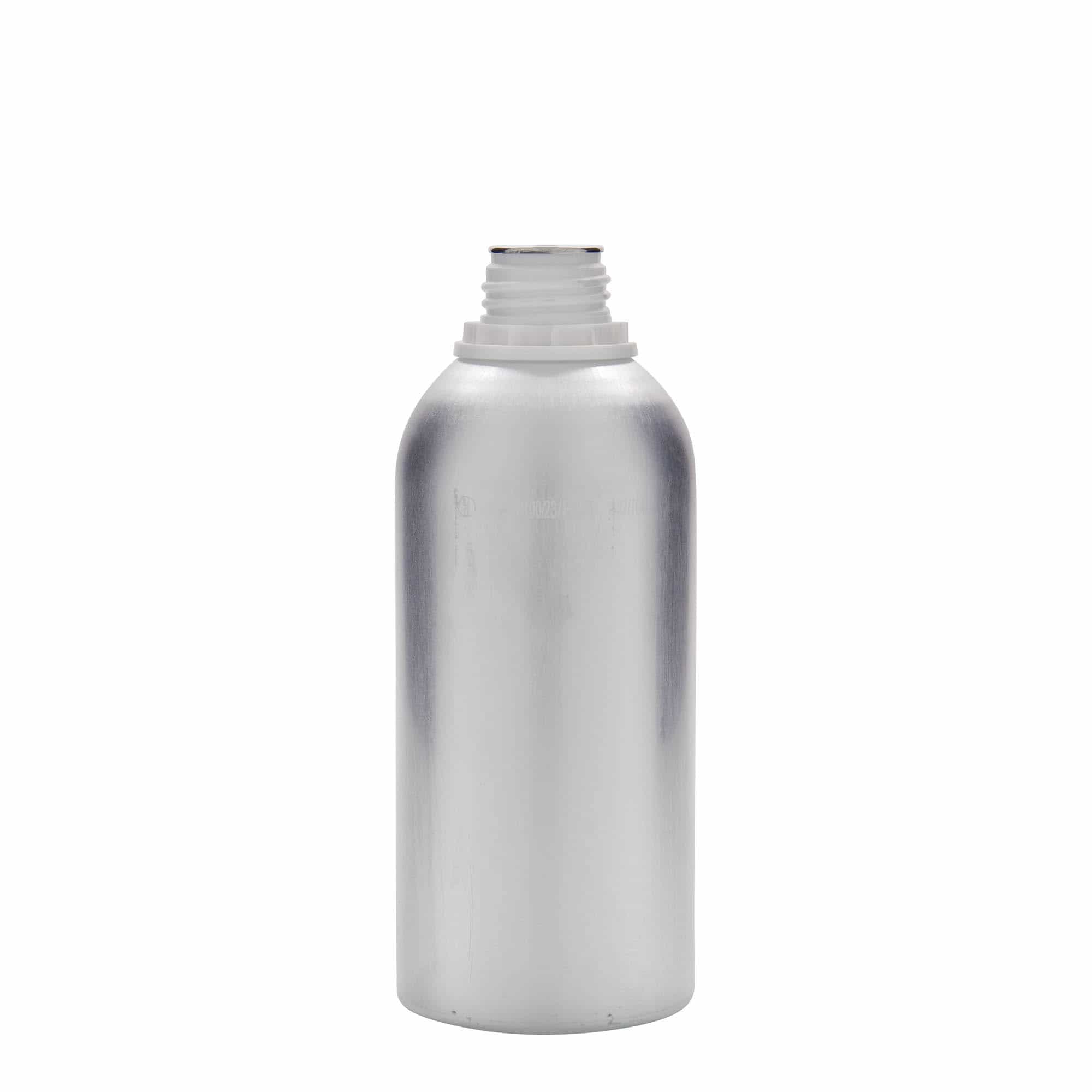 625 ml-es alumíniumpalack, fém, ezüst, szájnyílás: DIN 32 625 ml-es alumíniumpalack, fém, ezüst, szájnyílás: DIN 32