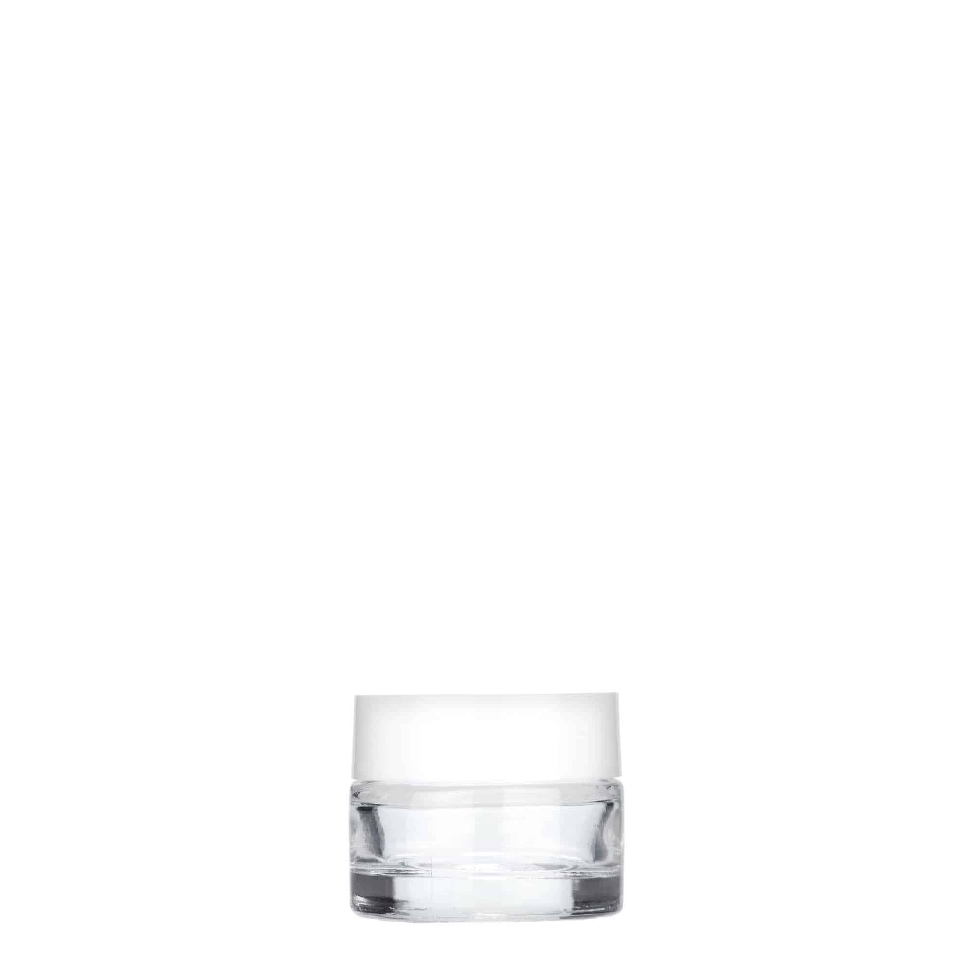 5 ml tégely 'Beauty', üveg, nyílás: csavarzár