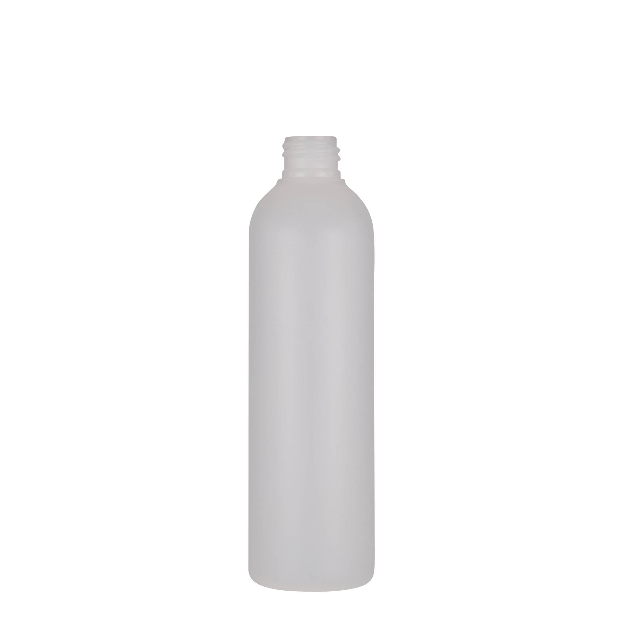 250 ml műanyag palack 'Tuffy', HDPE, natúr, nyakátmérő: 24/410