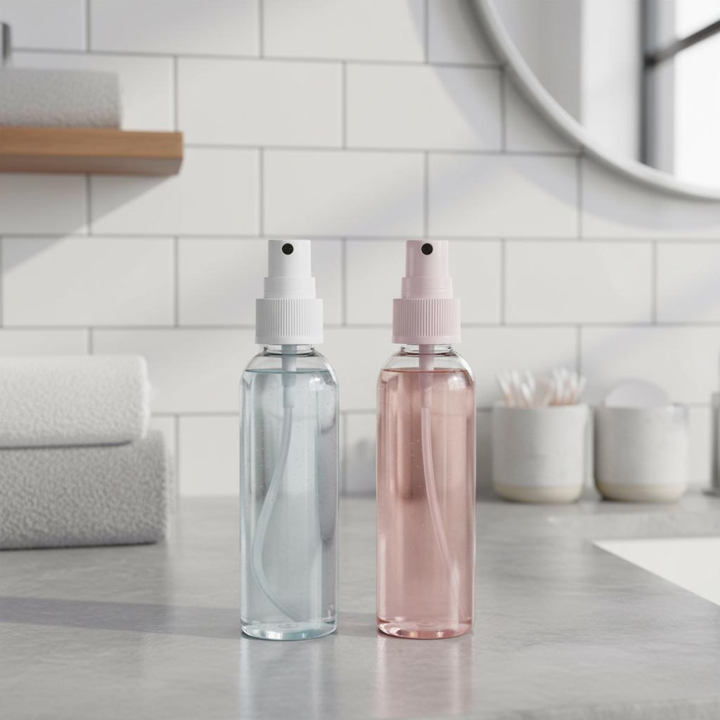 Csavarzáras spray permetező, PP műanyag, fekete, nyílásméret: 24/410