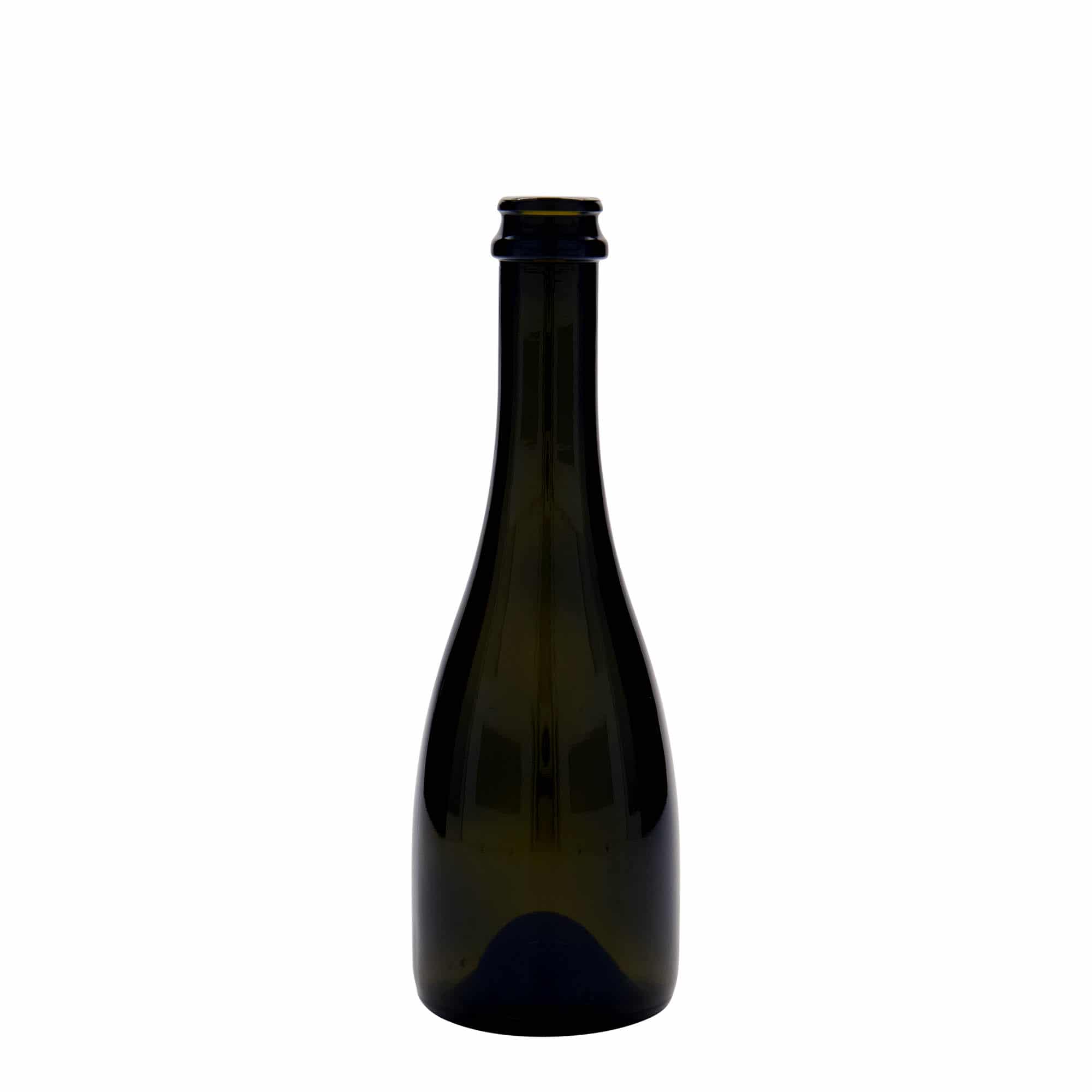 330 ml-es sörös-/pezsgősüveg 'Tosca', üveg, antikzöld, szájnyílás: söröskupak 330 ml-es sörös-/pezsgősüveg 'Tosca', üveg, antikzöld, szájnyílás: söröskupak