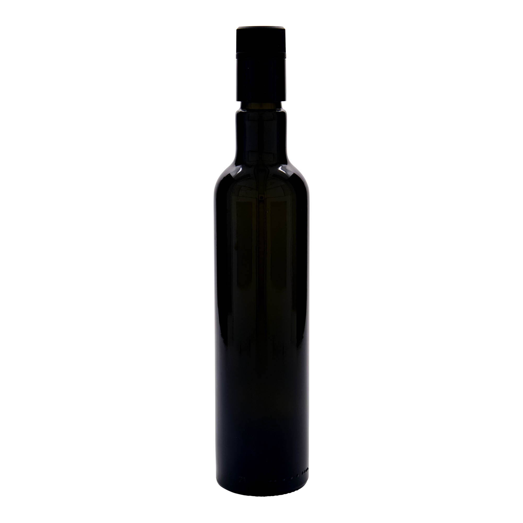 500 ml ecet-/olajüveg 'Willy New', üveg, antikzöld, nyílás: DOP 500 ml ecet-/olajüveg 'Willy New', üveg, antikzöld, nyílás: DOP