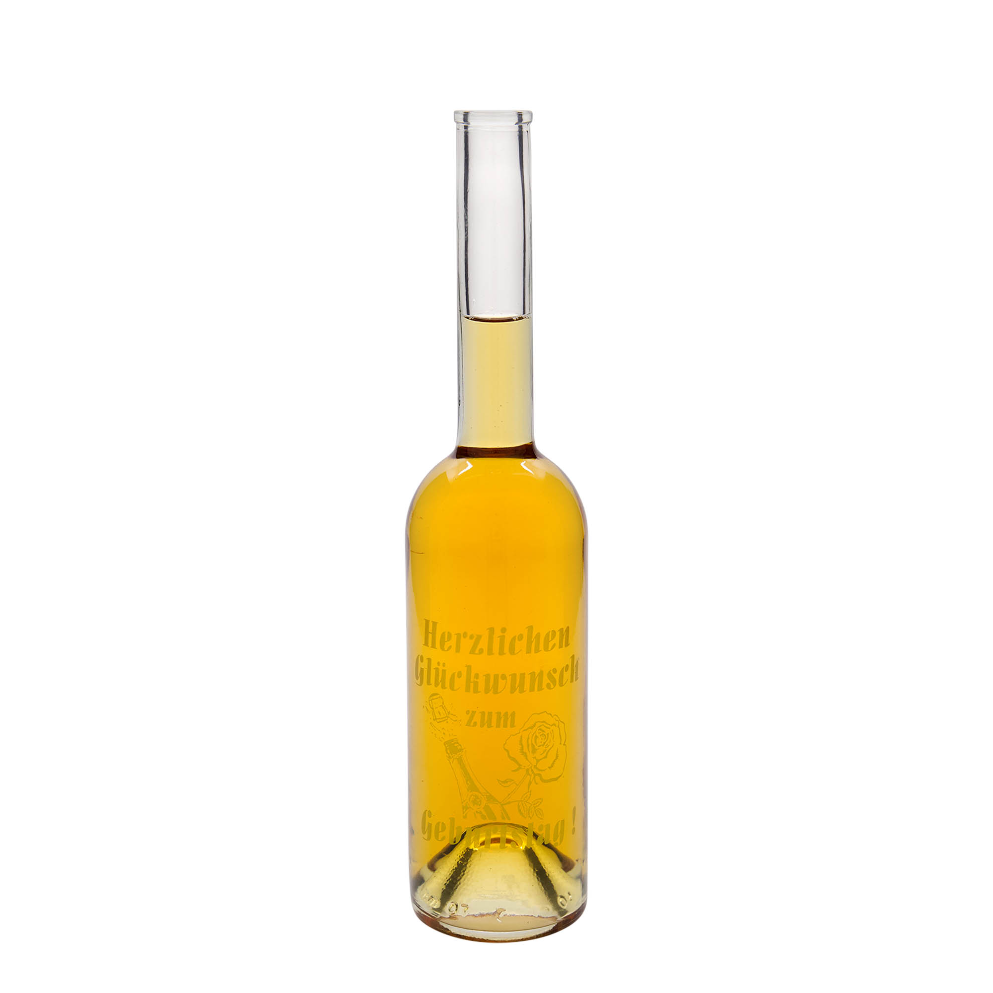 500 ml üvegpalack 'Opera', motívum: Alma, nyak: parafa 500 ml üvegpalack 'Opera', motívum: Alma, nyak: parafa