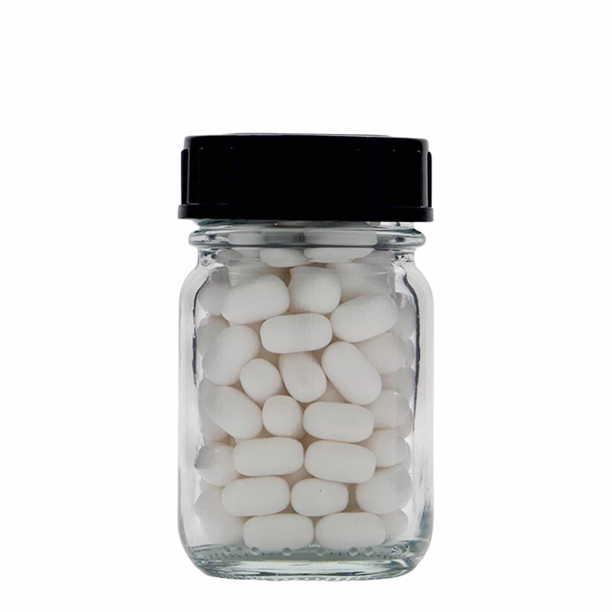 50 ml széles szájú üveg, nyílás: DIN 40